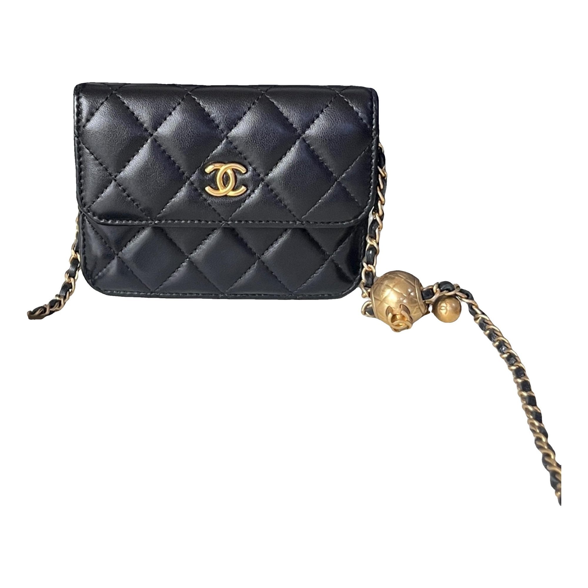 Wallet On Chain Timeless/Classique leather crossbody bag