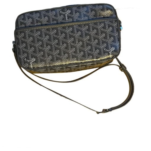 Goyard Cap vert leather crossbody bag