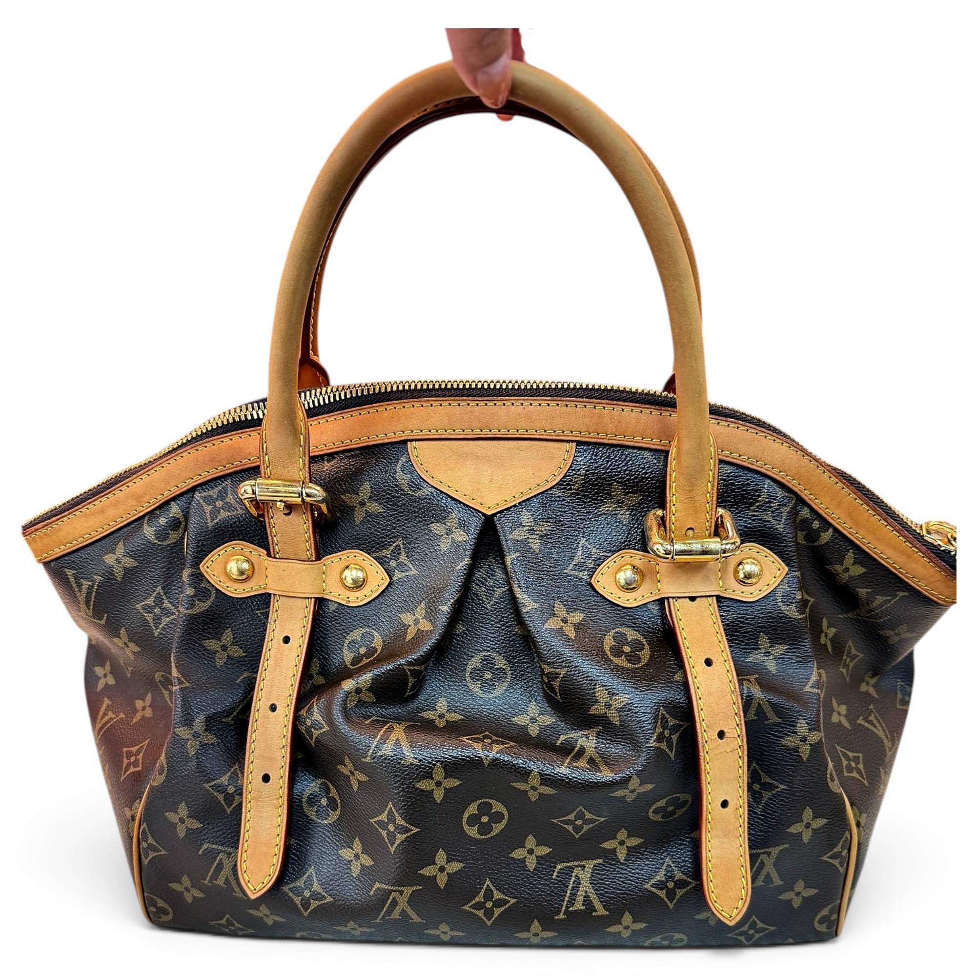 Galliera leather handbag