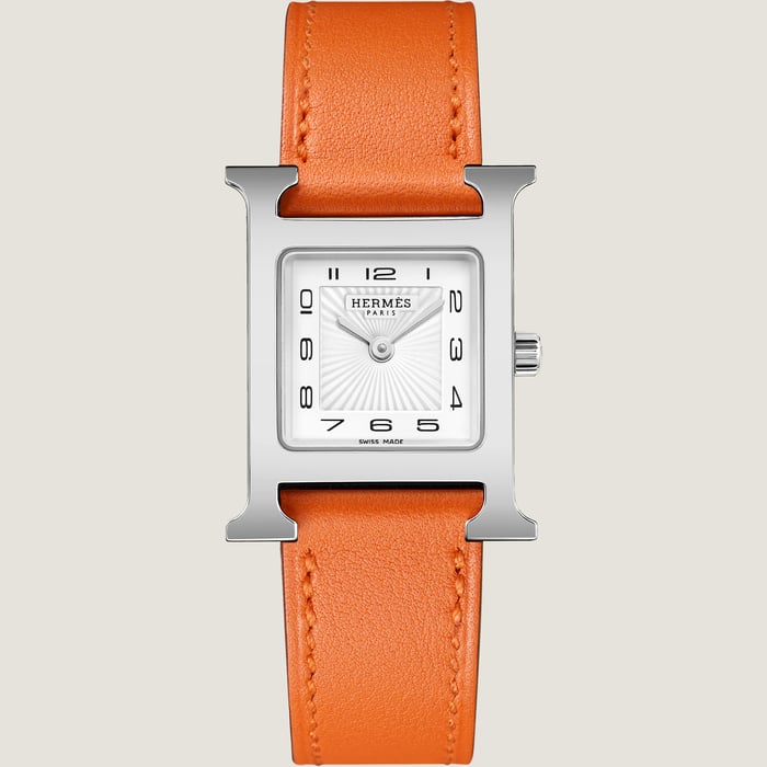 Orange Heure H Small Model 25 MM Single Tour Watch Strap