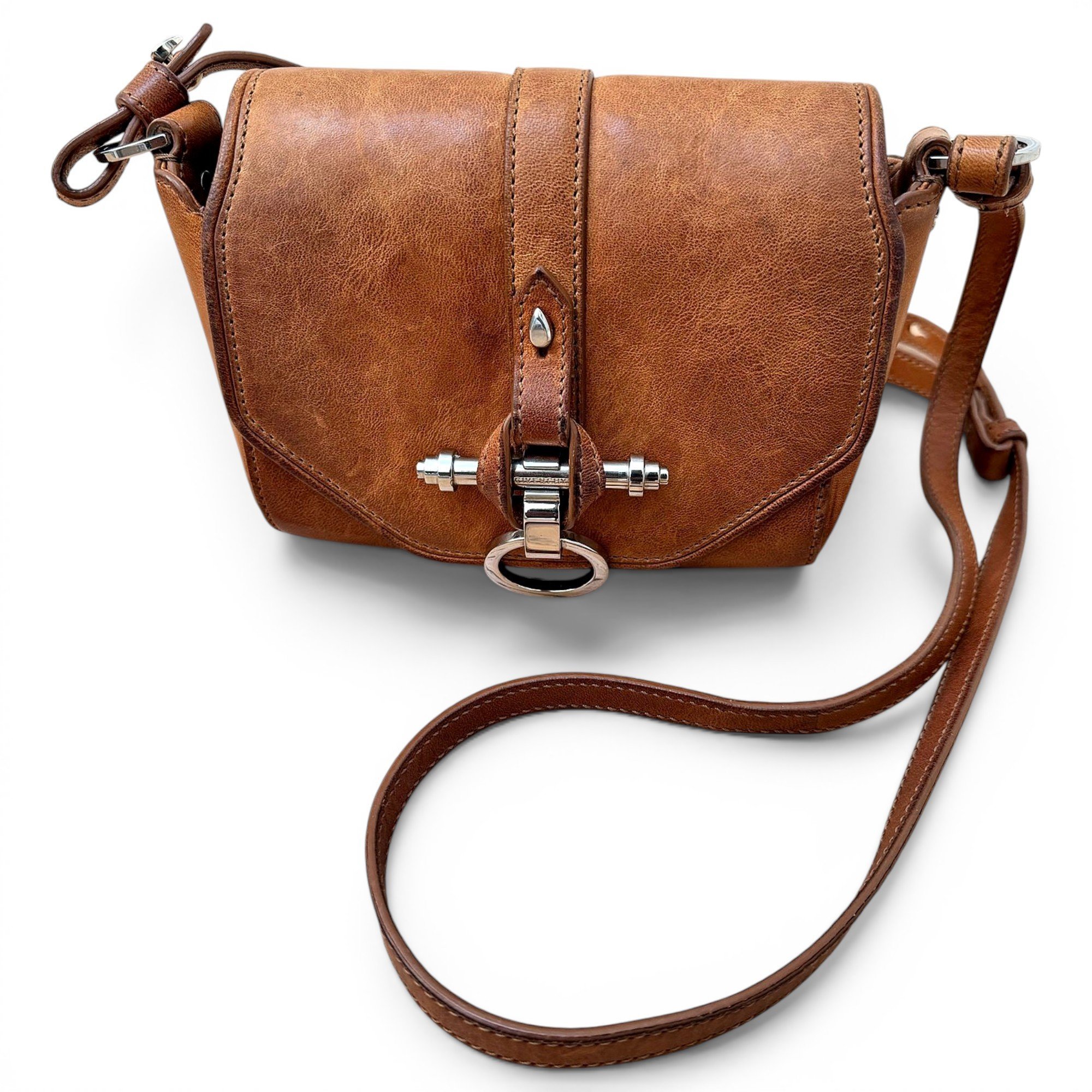 Leather crossbody bag