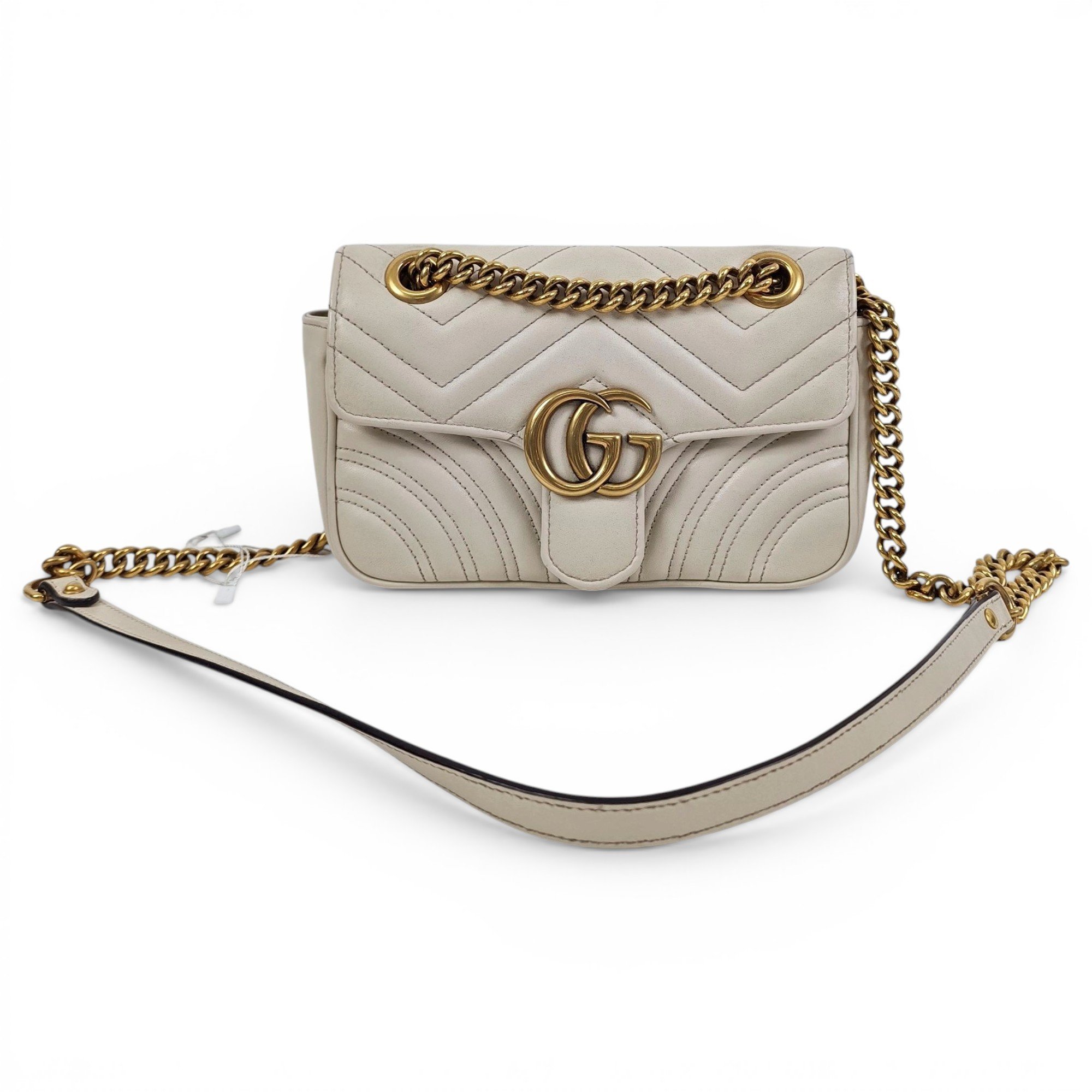 GG Marmont Flap leather handbag