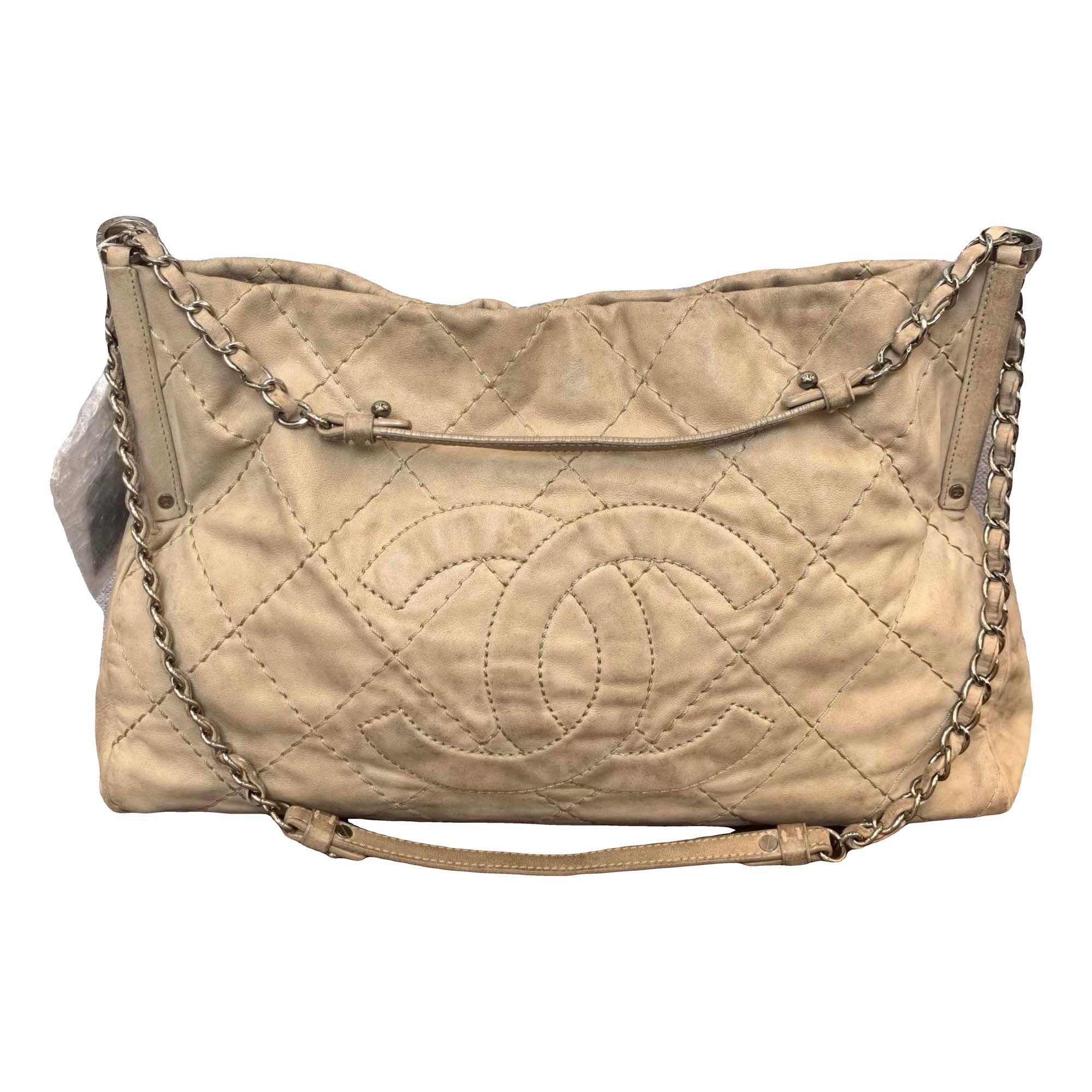 Leather tote