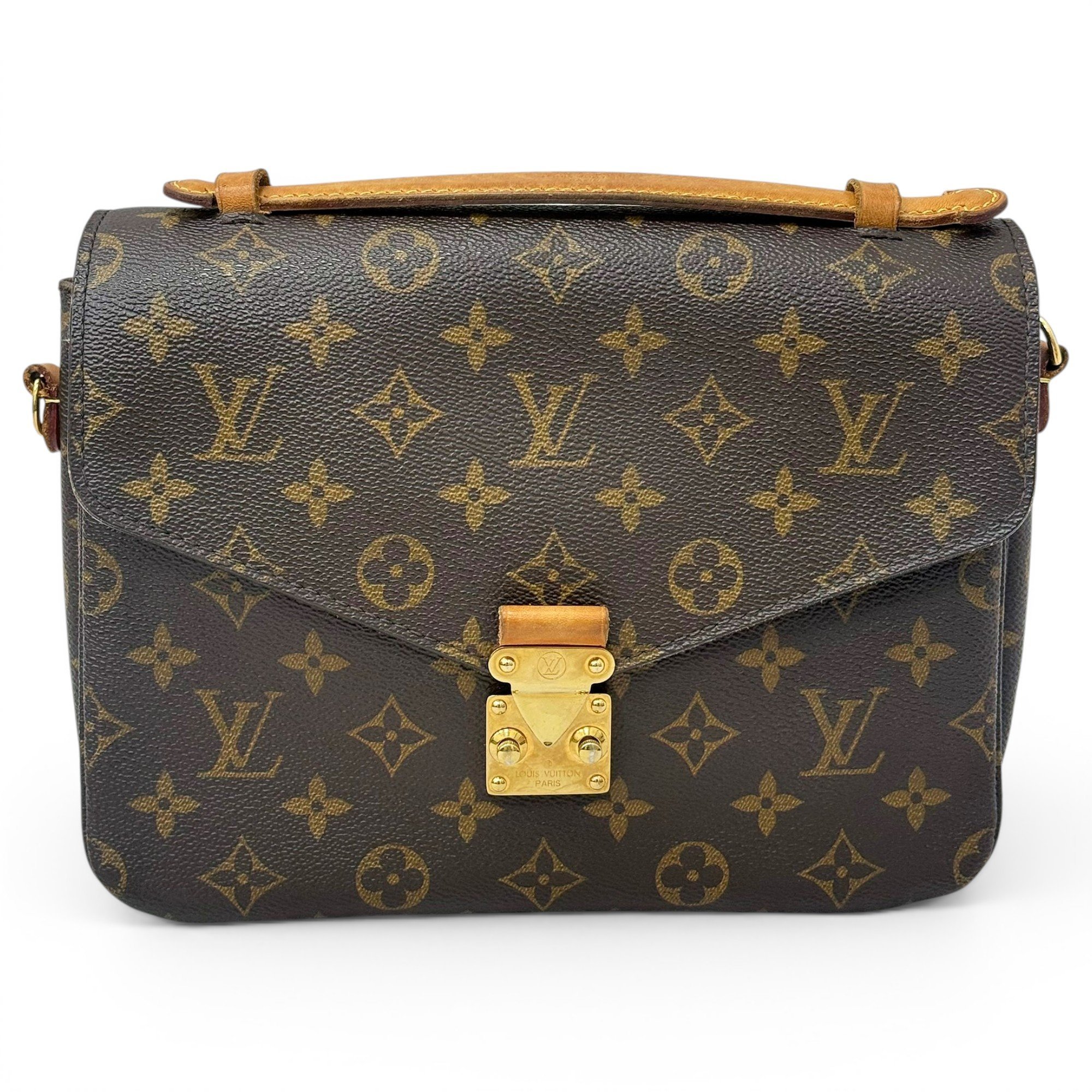 Metis leather handbag