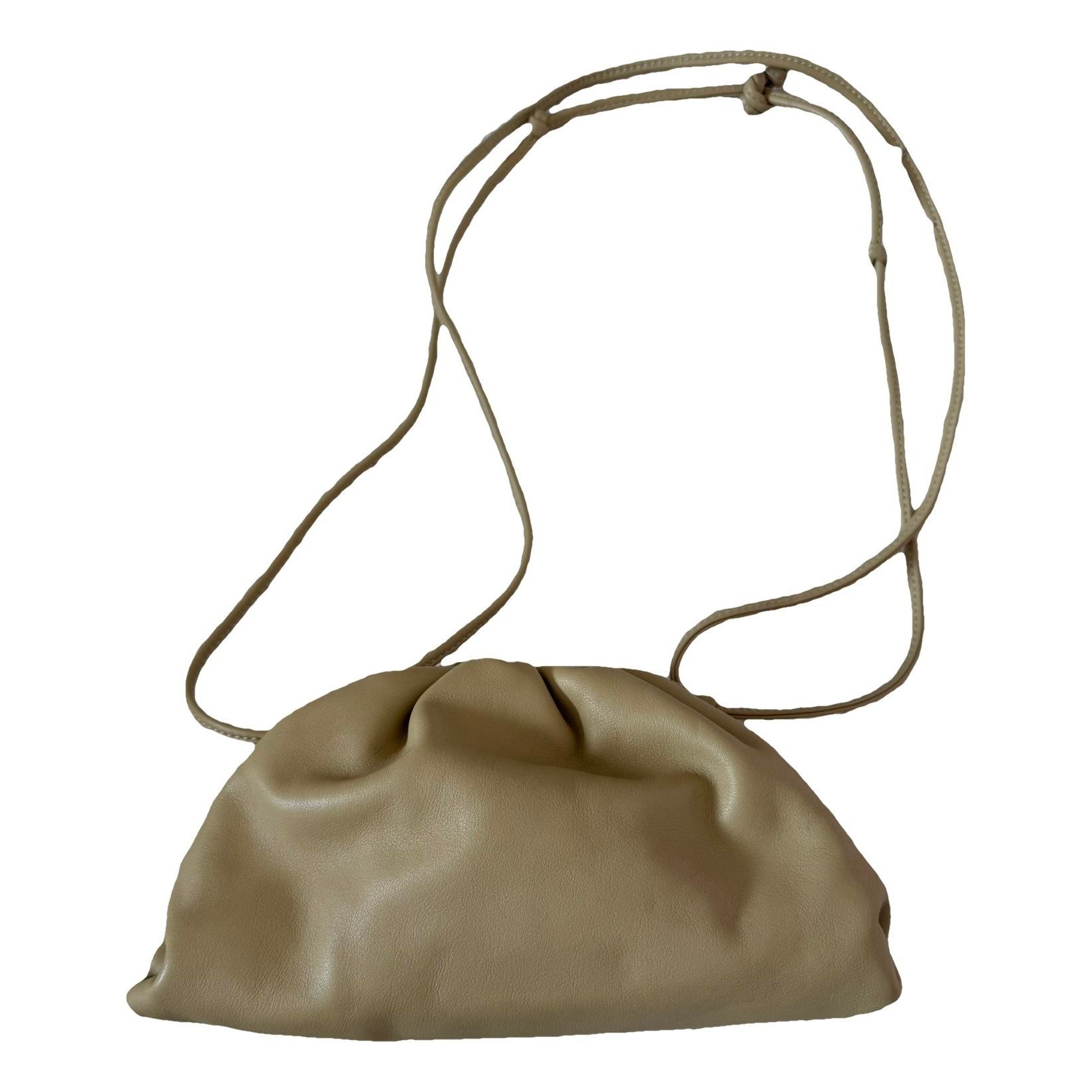 Pouch leather crossbody bag