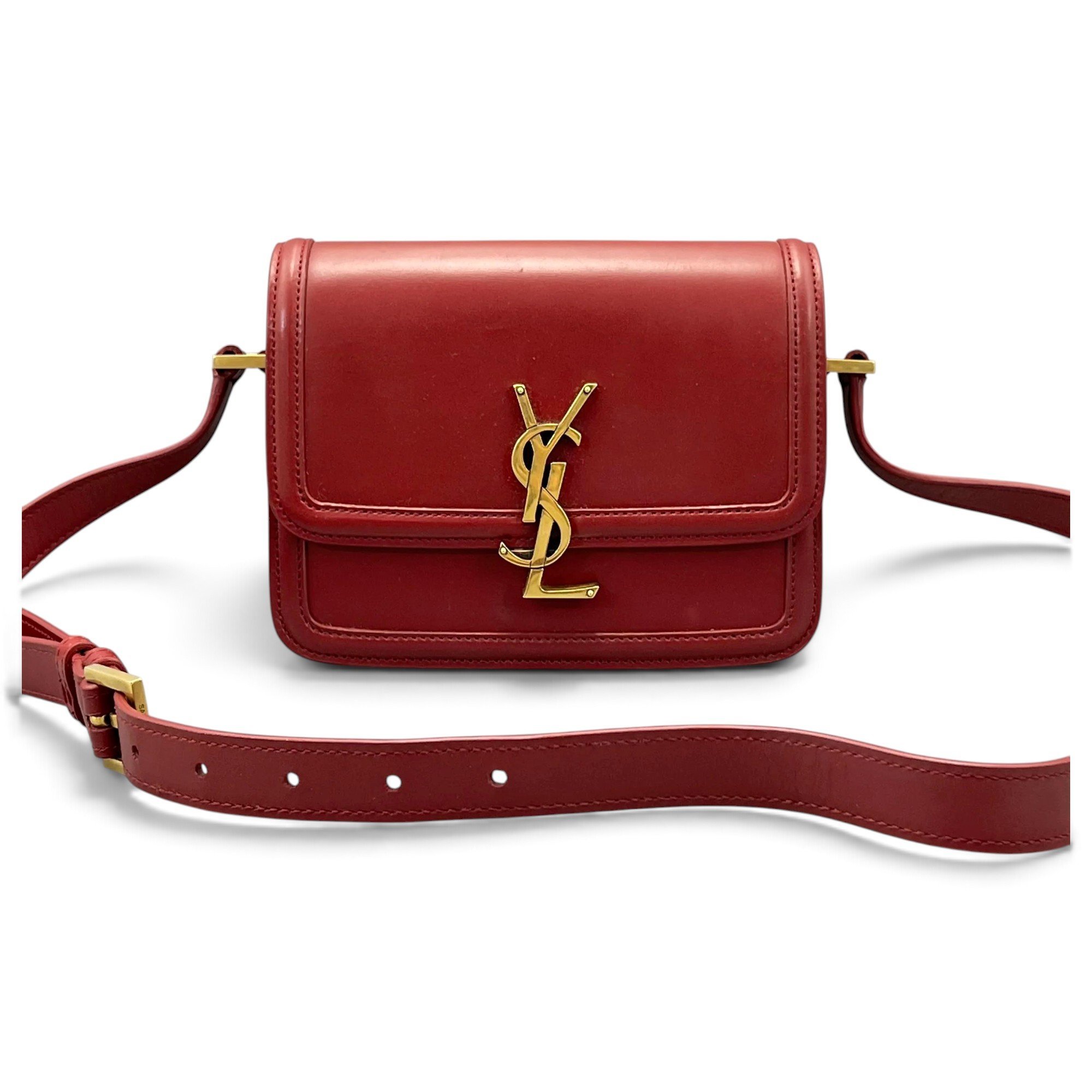 Solférino leather crossbody bag