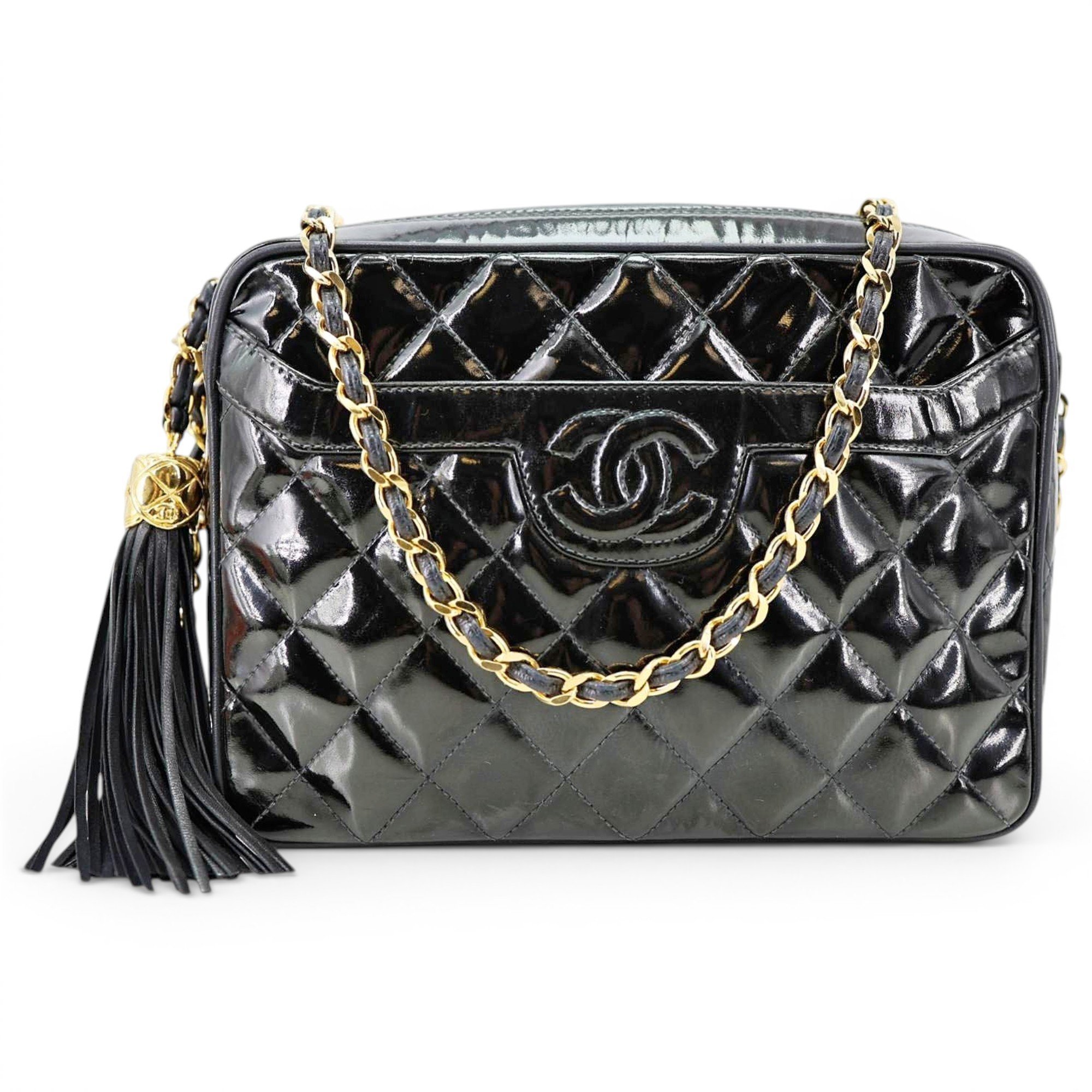Vintage CC Chain leather crossbody bag