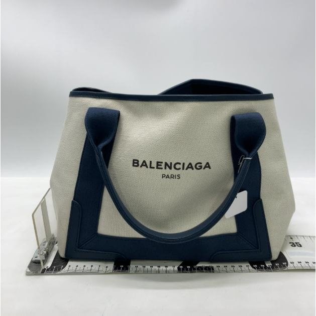 Navy cabas cloth tote