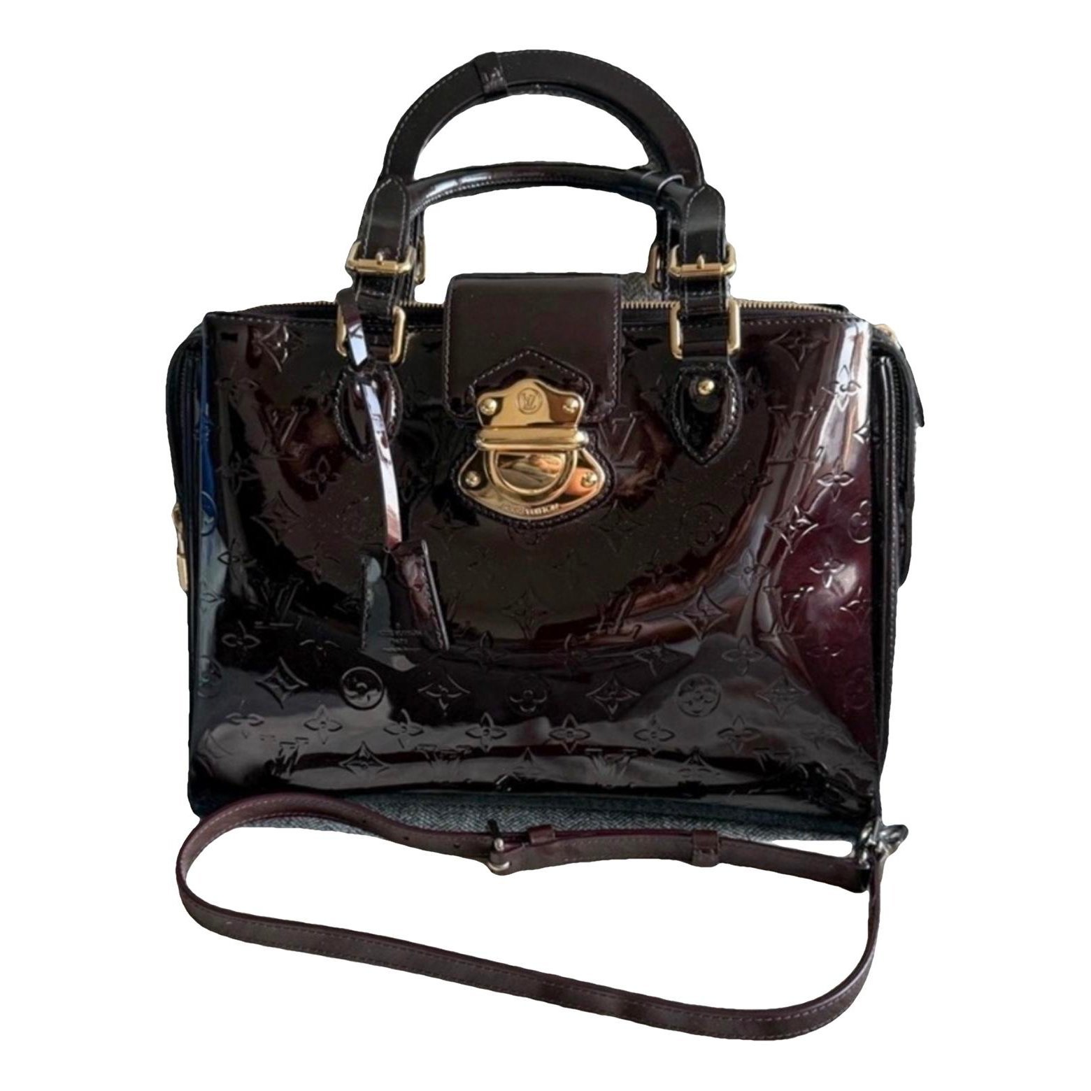 Melrose patent leather handbag