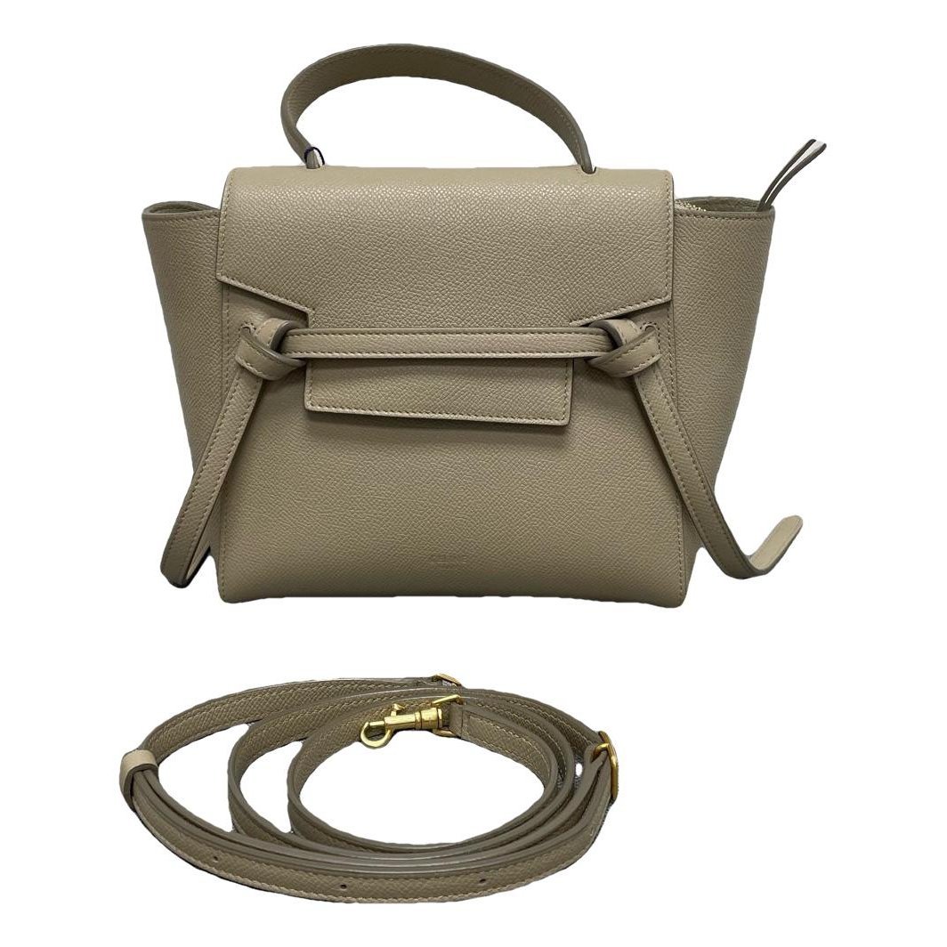 Belt leather handbag