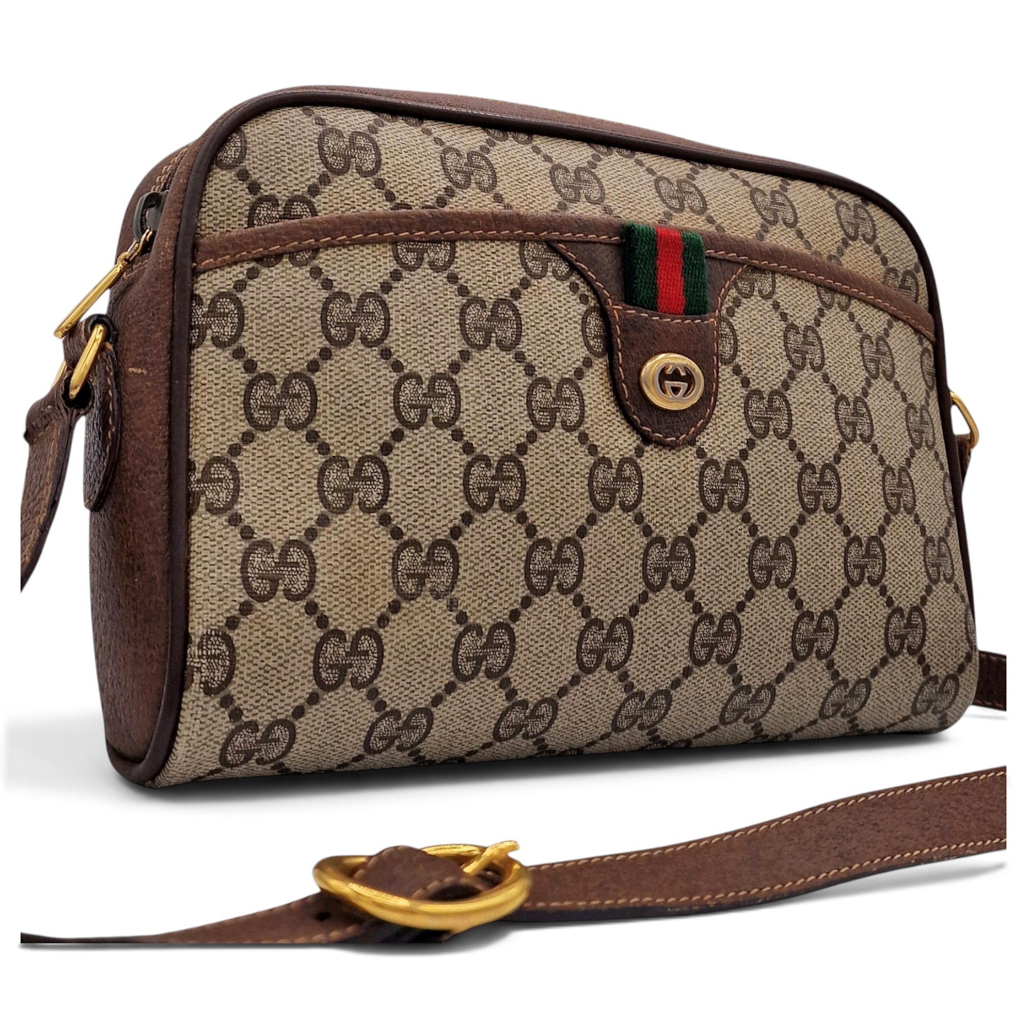 Ophidia cloth crossbody bag