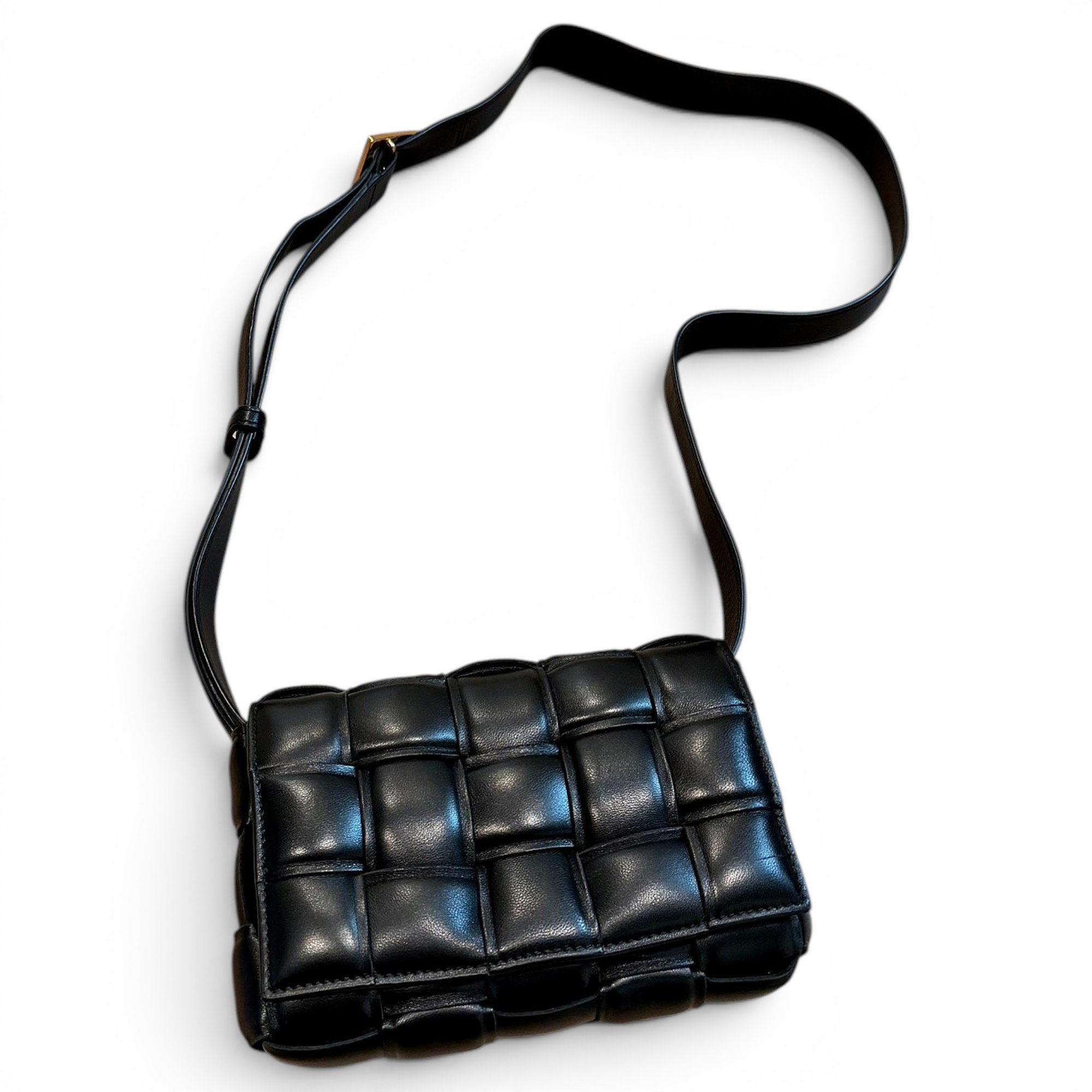 Cassette Padded leather crossbody bag
