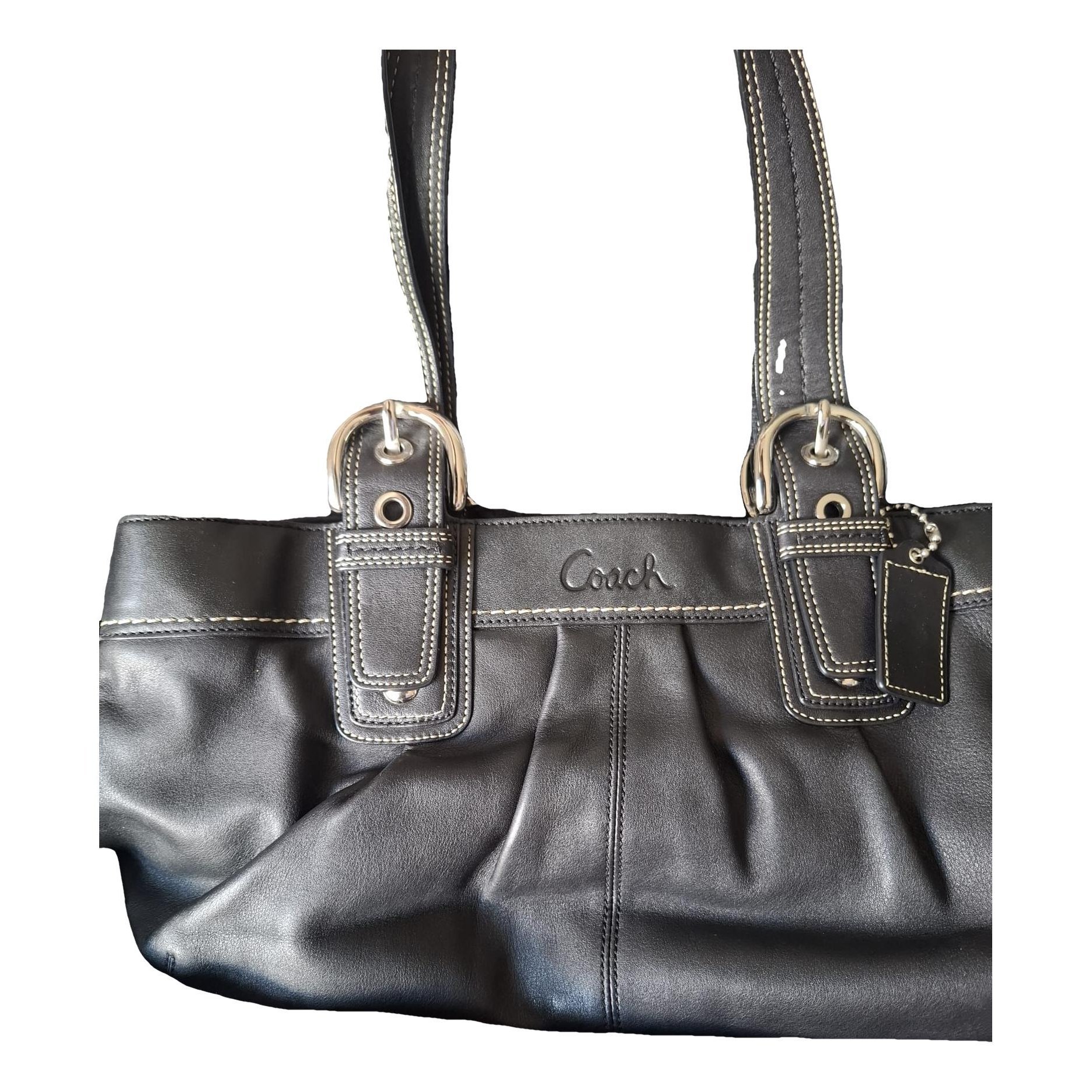 Leather handbag