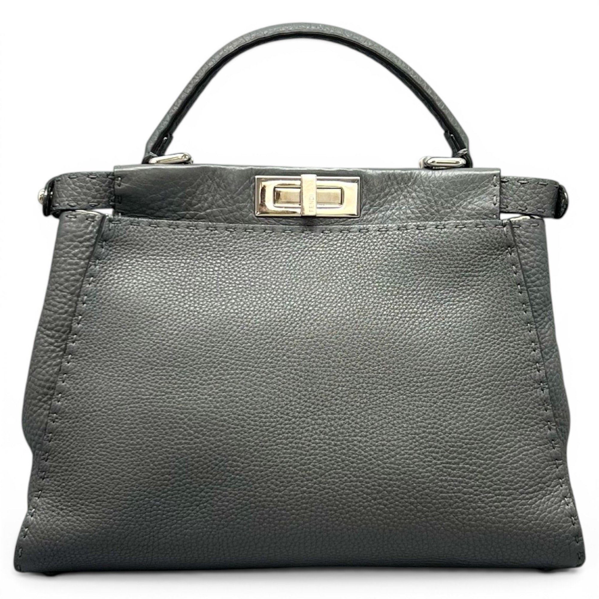 Peekaboo leather handbag