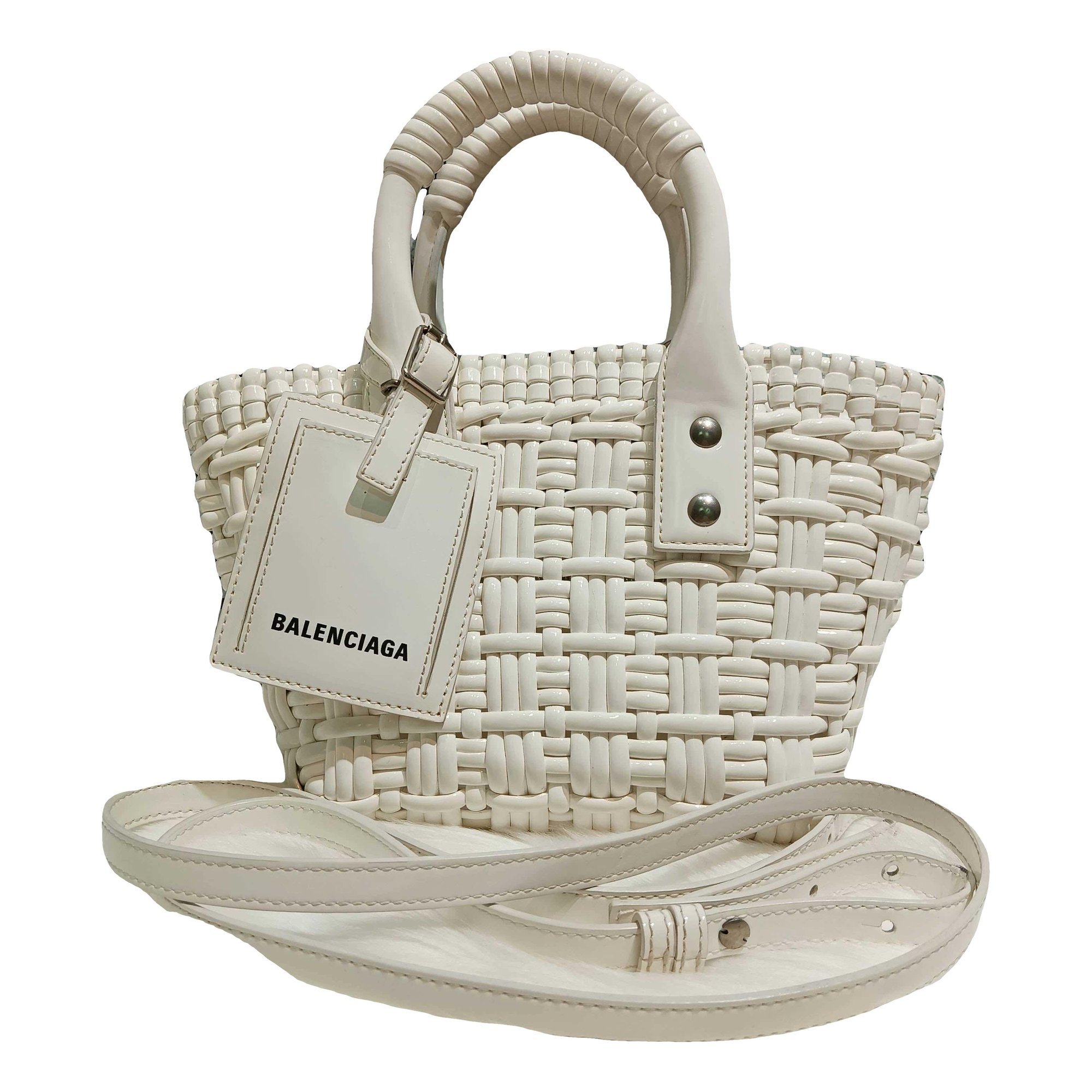 Balenciaga Bistro Panier leather handbag