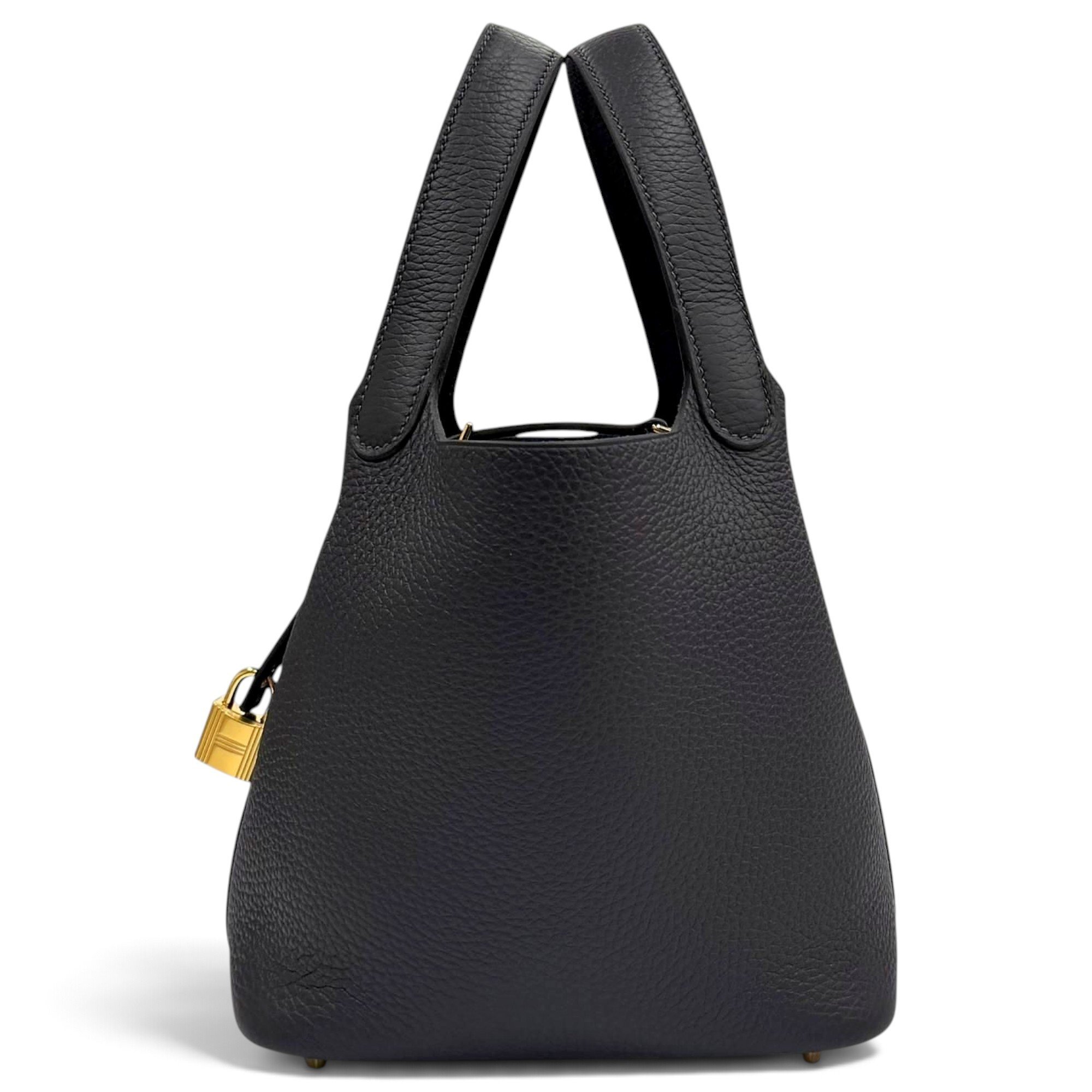 Picotin leather handbag