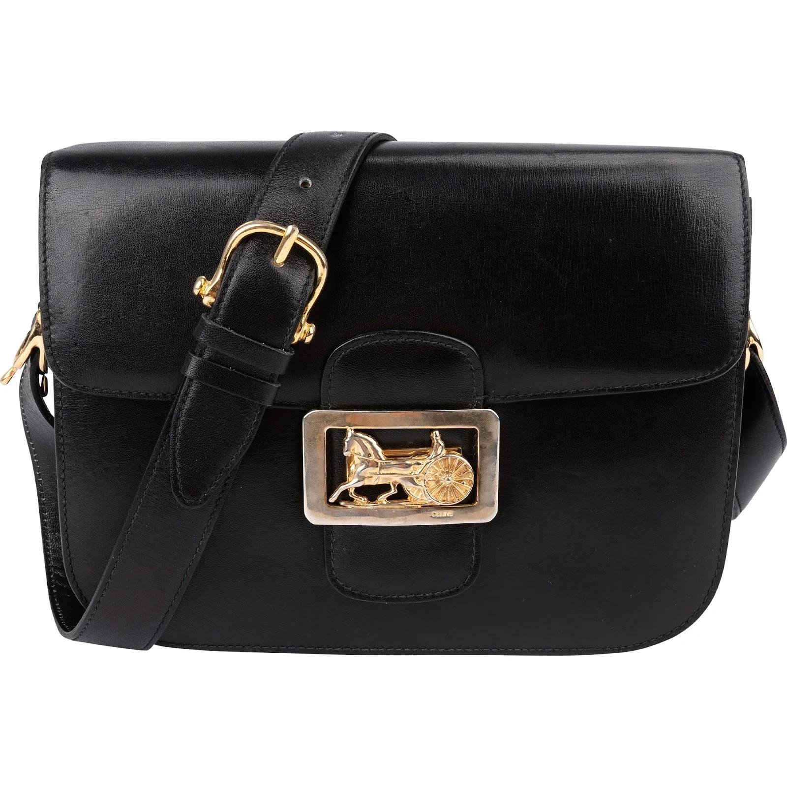 Celine Triomphe leather handbag