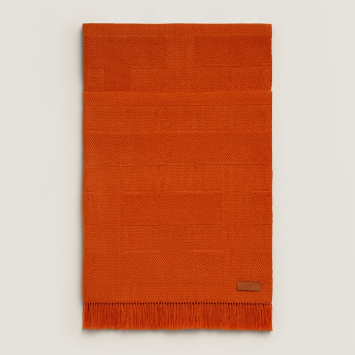 Orange Rayee H Stole
