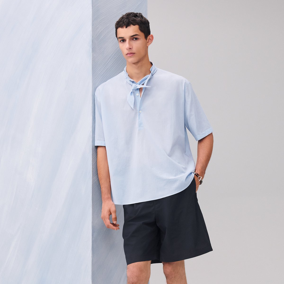 Chemise corps boxy col Marius