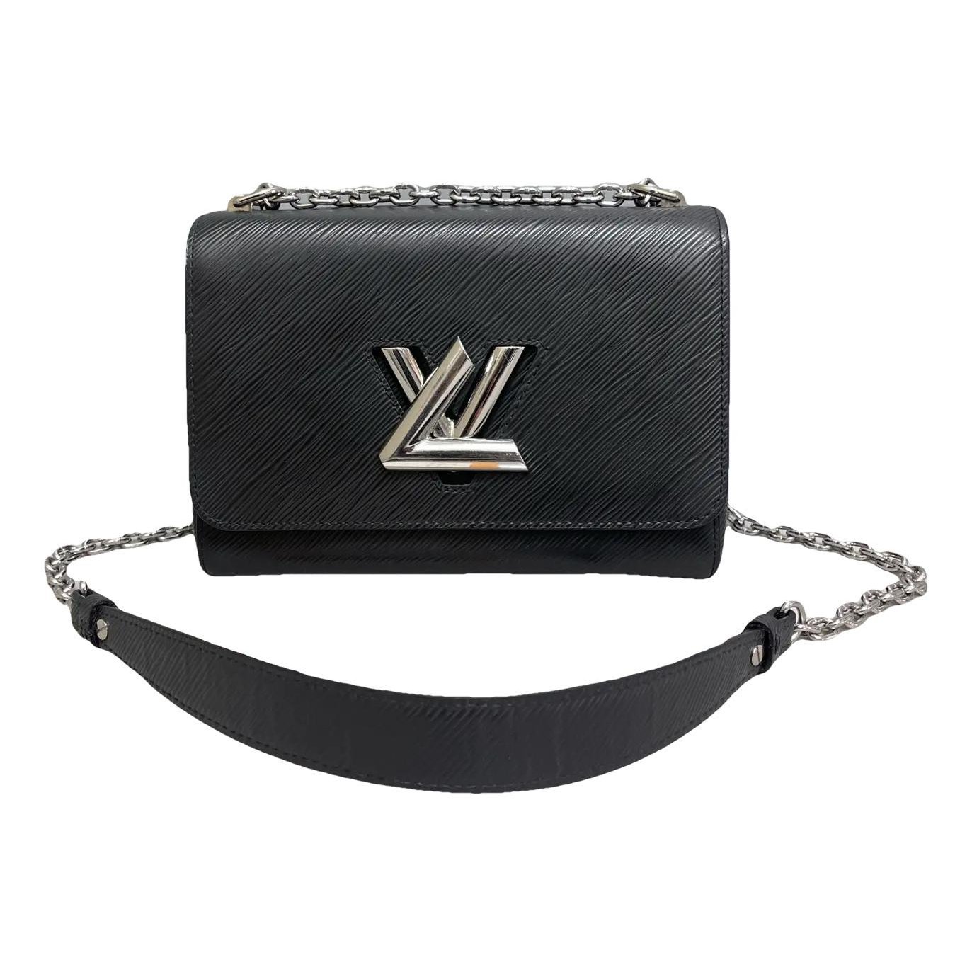 Twist leather handbag