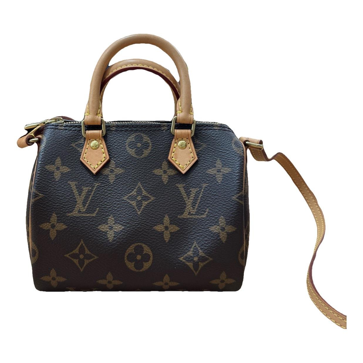 Nano Speedy / Mini HL leather handbag