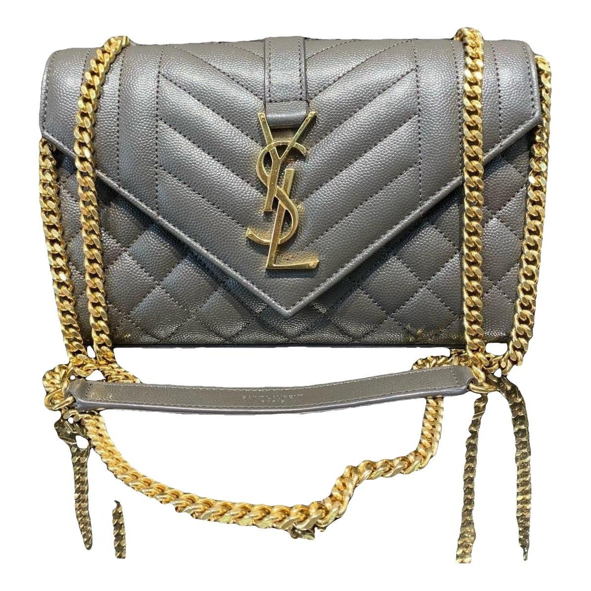 Envelope leather handbag