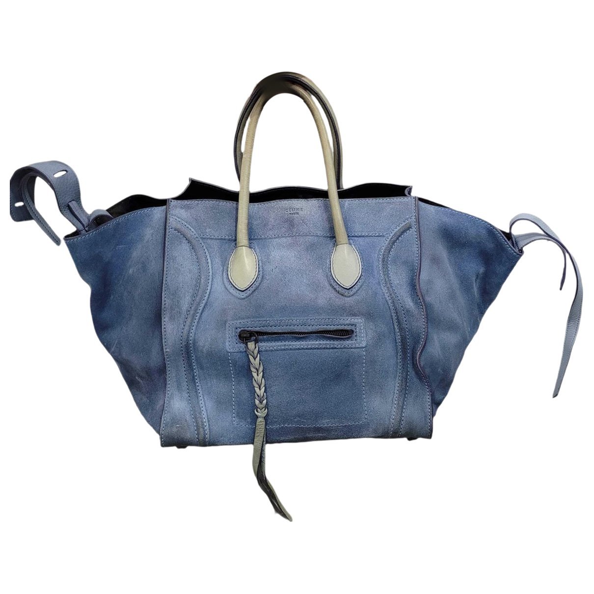 Celine Luggage Phantom leather handbag