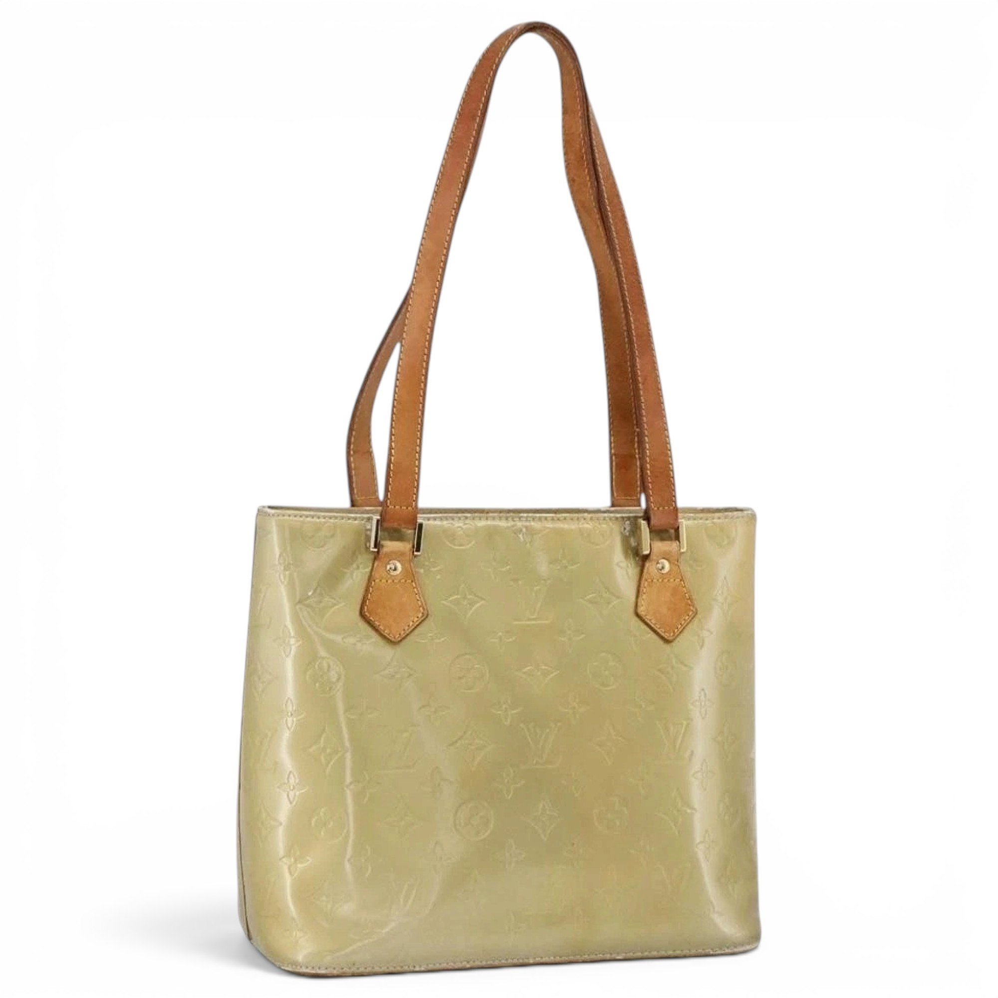 Houston patent leather handbag