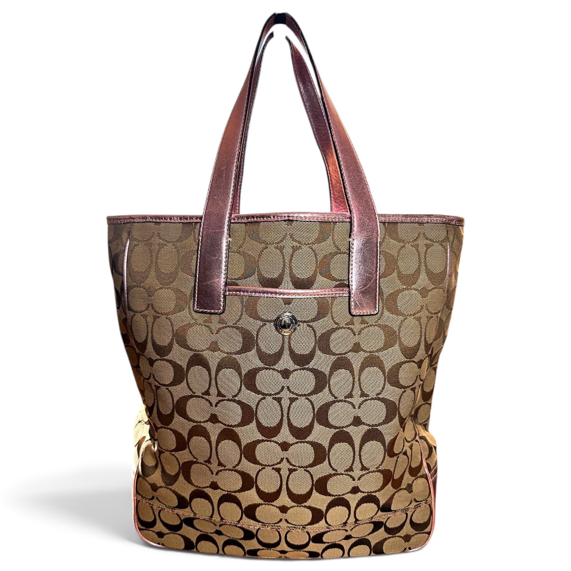 Leather tote