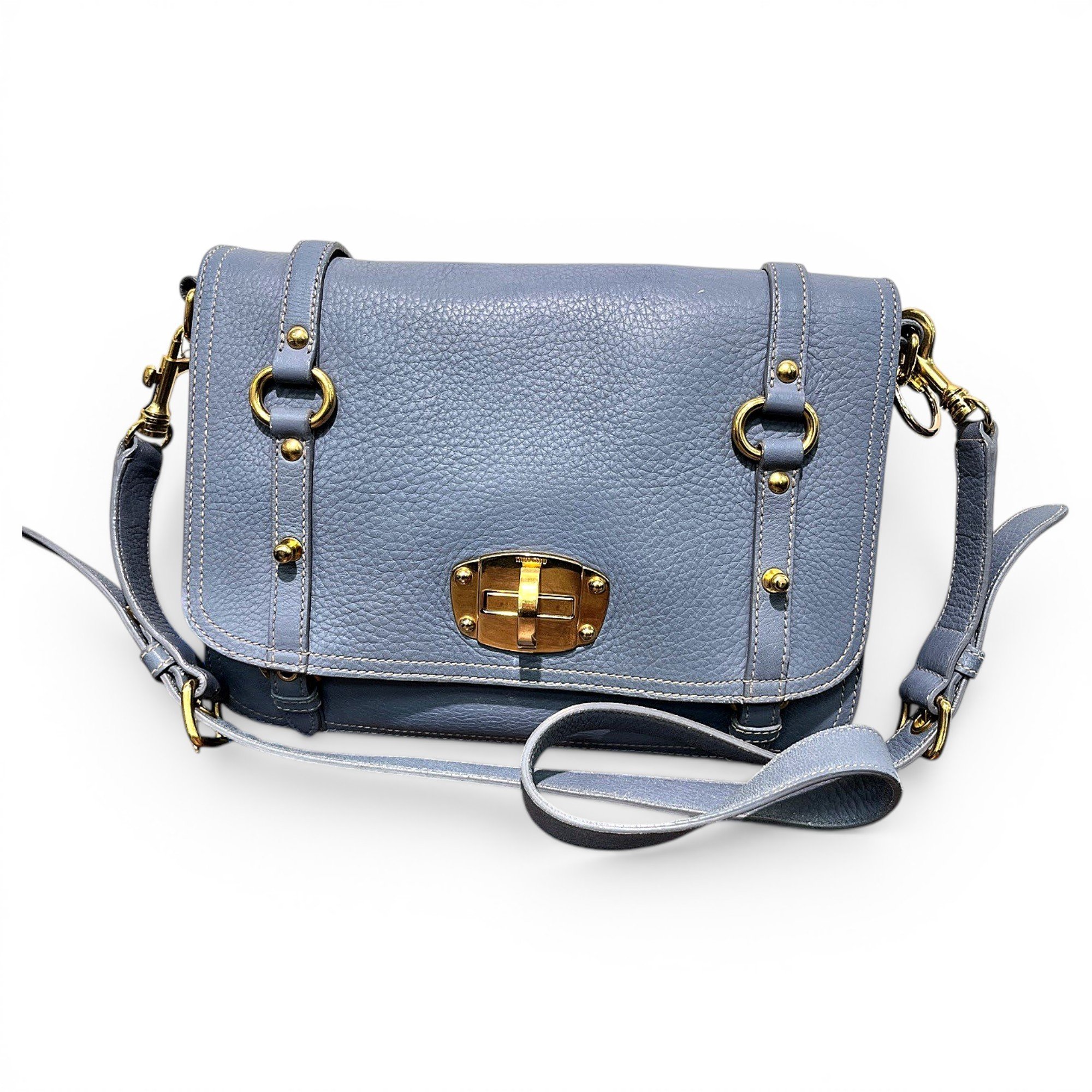 Leather satchel