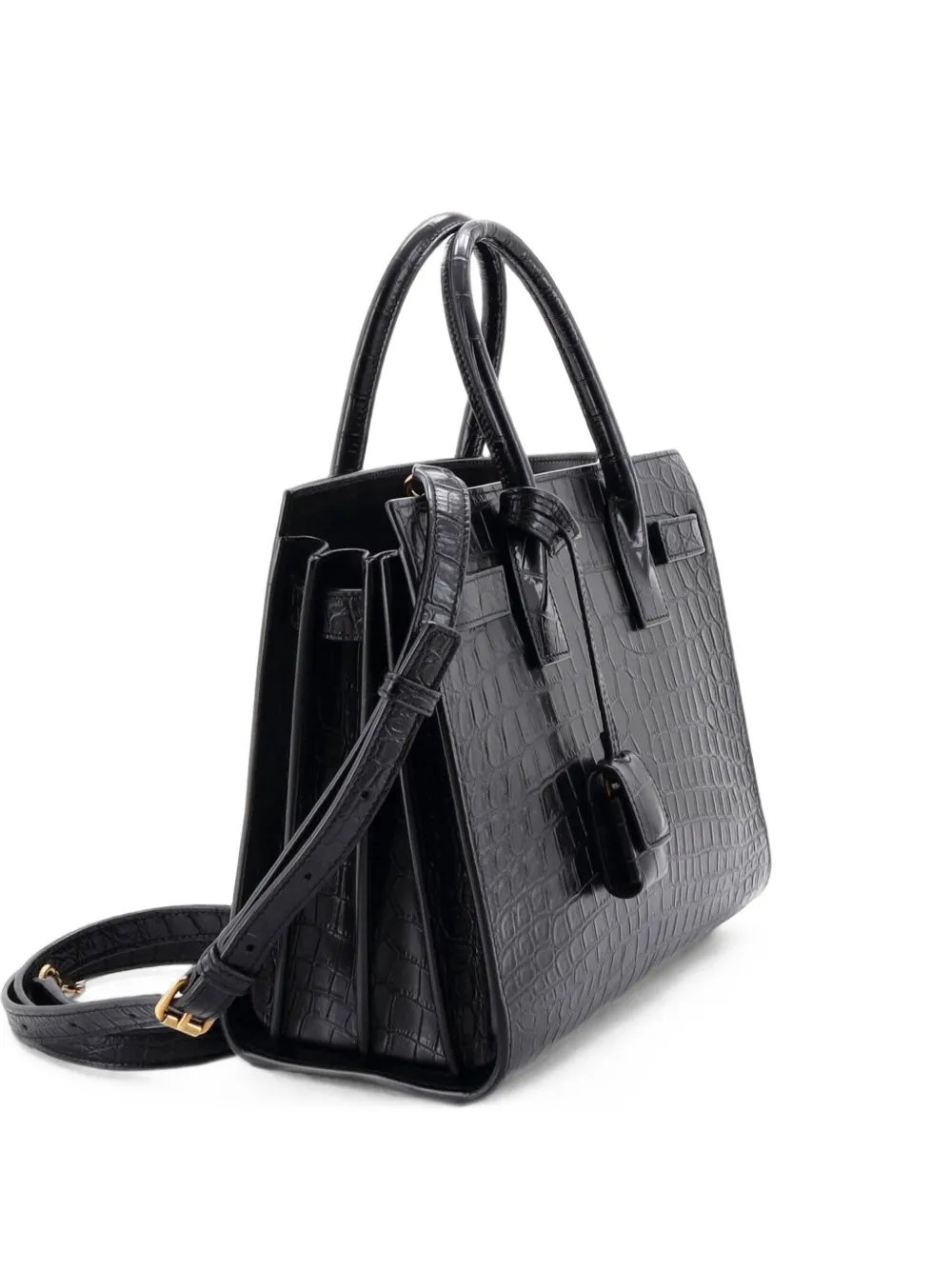 Sac de Jour NM Bag Crocodile Embossed Leather Baby tote bag