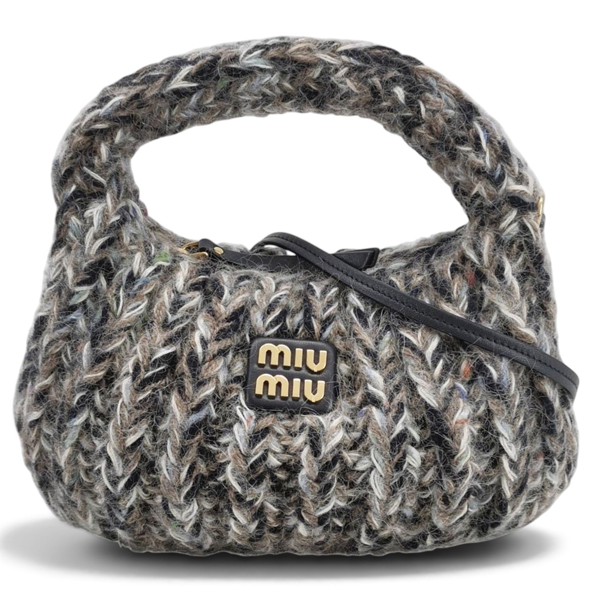 Miu Wander leather handbag