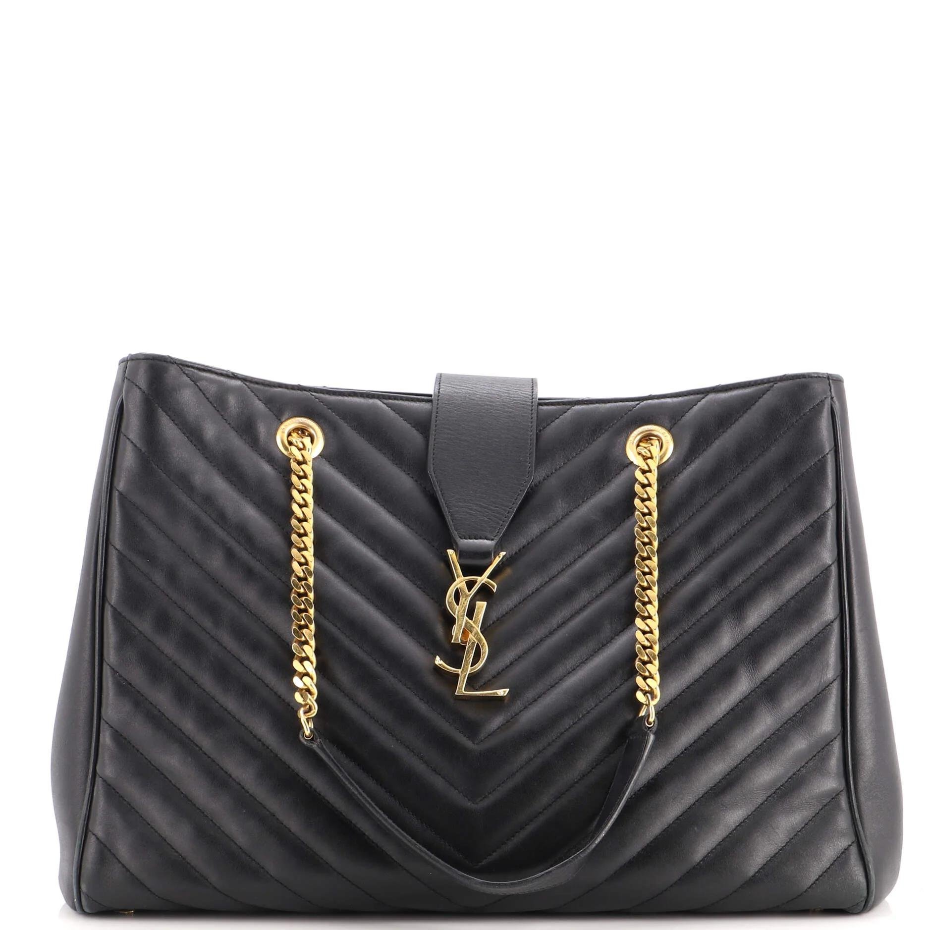 Leather tote
