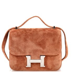 Hermes Constance Bag Doblis Suede 18