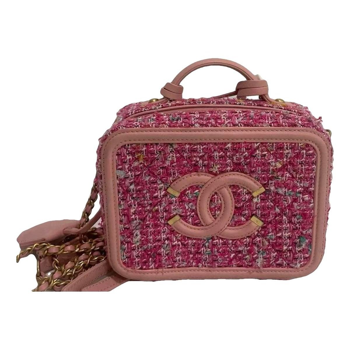 Vanity leather handbag
