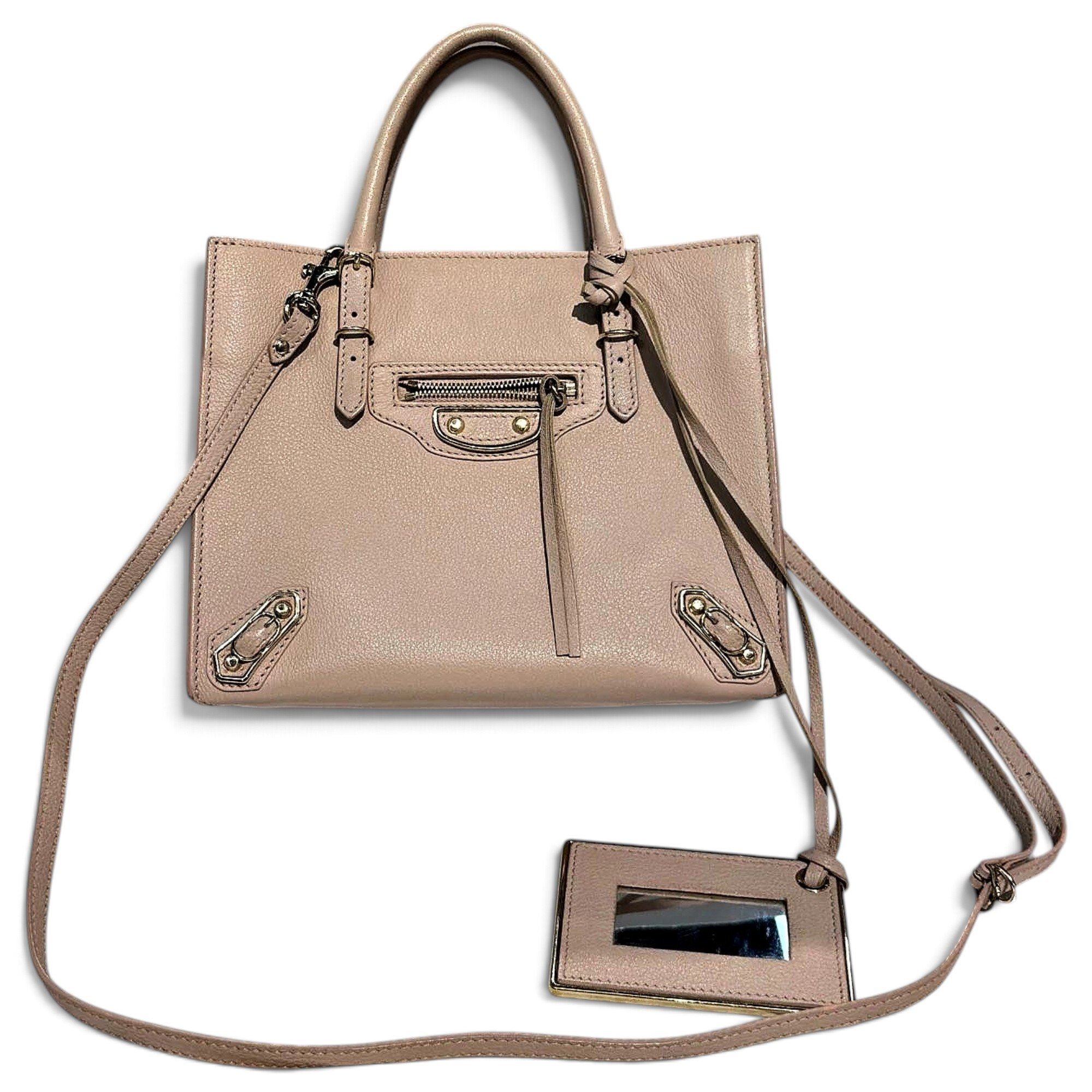 Leather tote