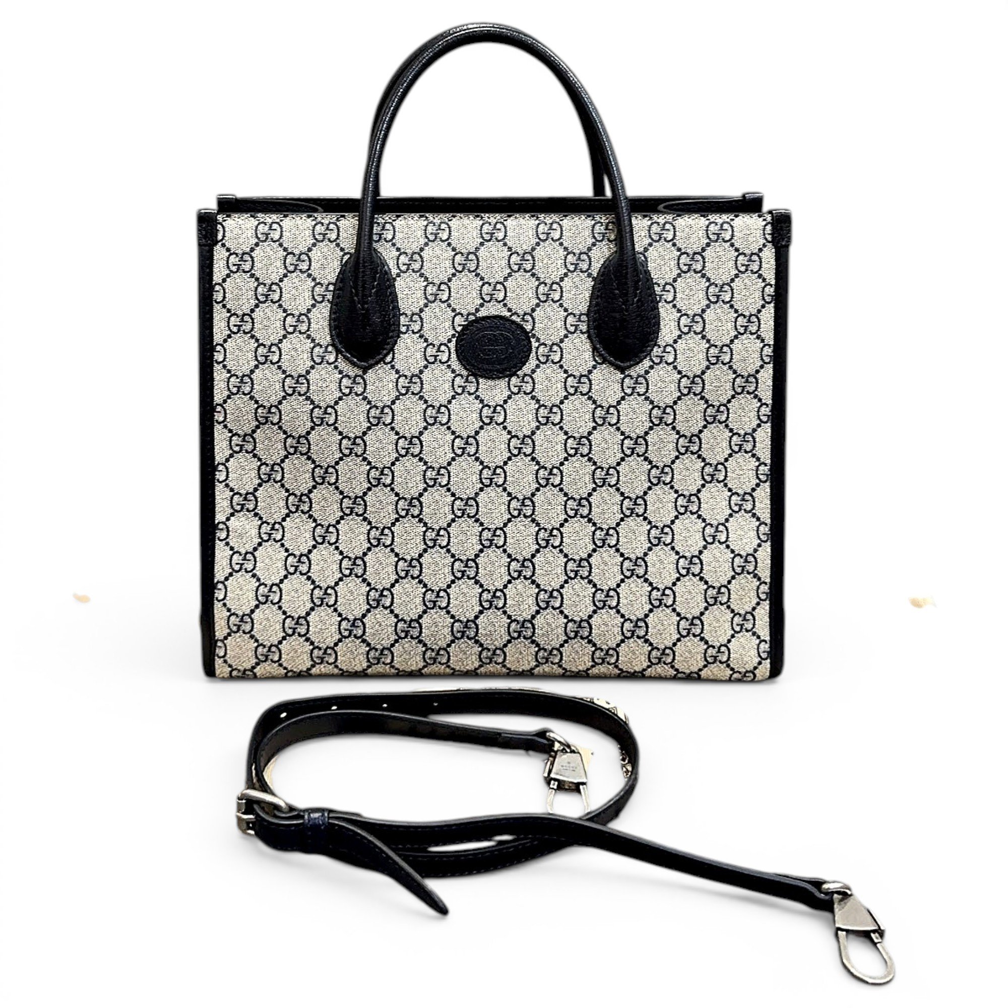 Leather tote