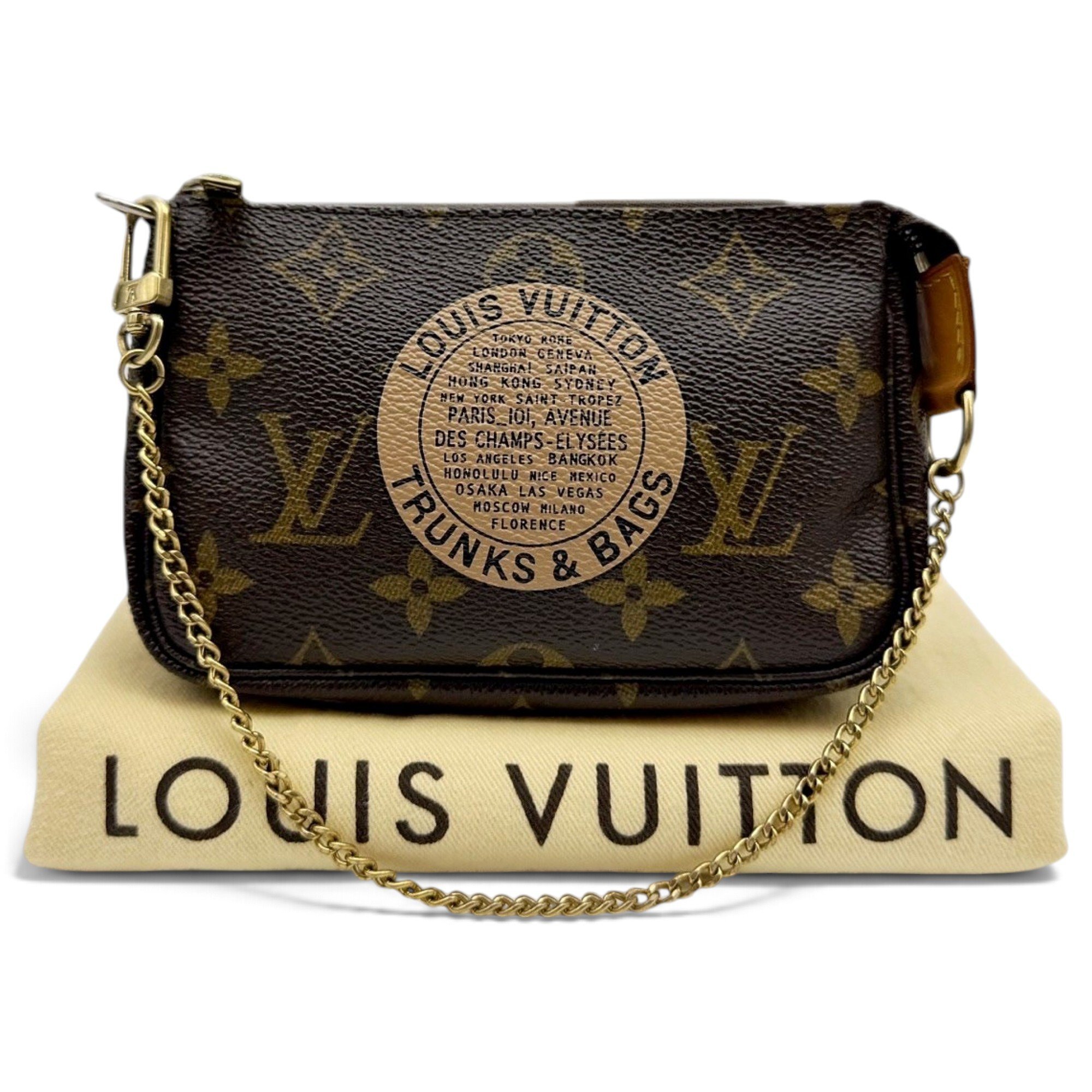 Pochette Accessoire leather handbag