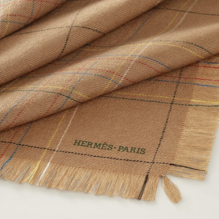 Camel Carreaux Scarf 80