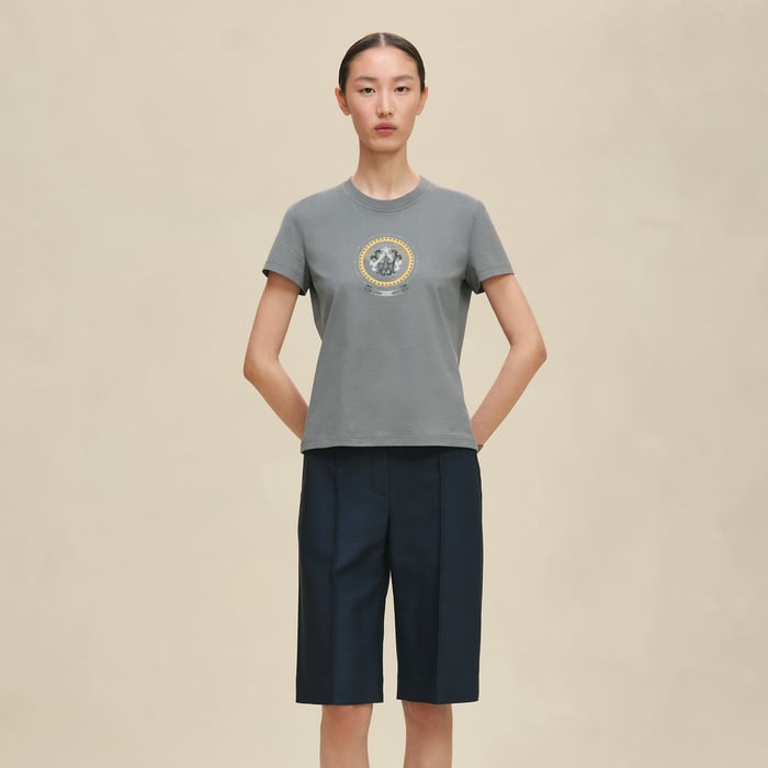 Printed Straight T-shirt