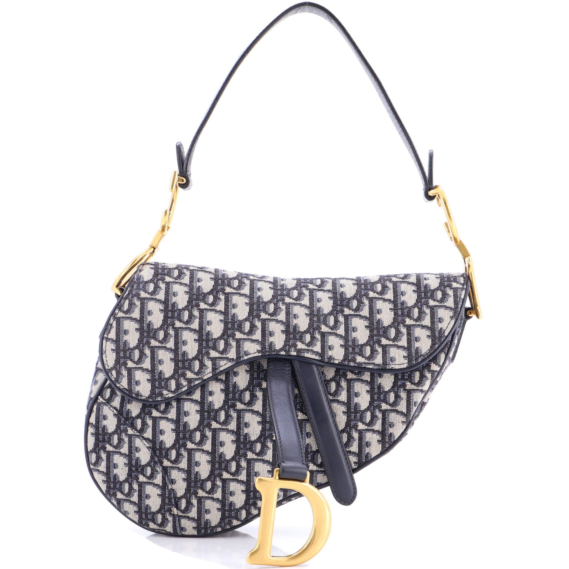 Dior Saddle Handbag Oblique Canvas Medium