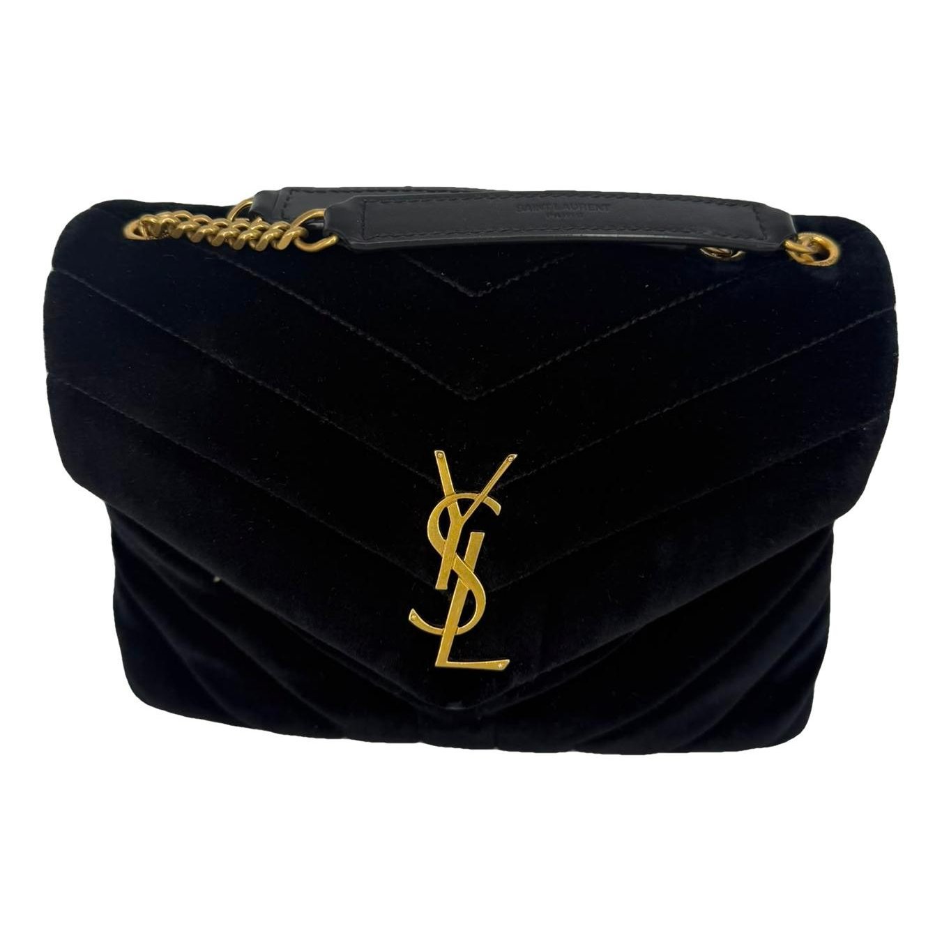 Loulou velvet crossbody bag