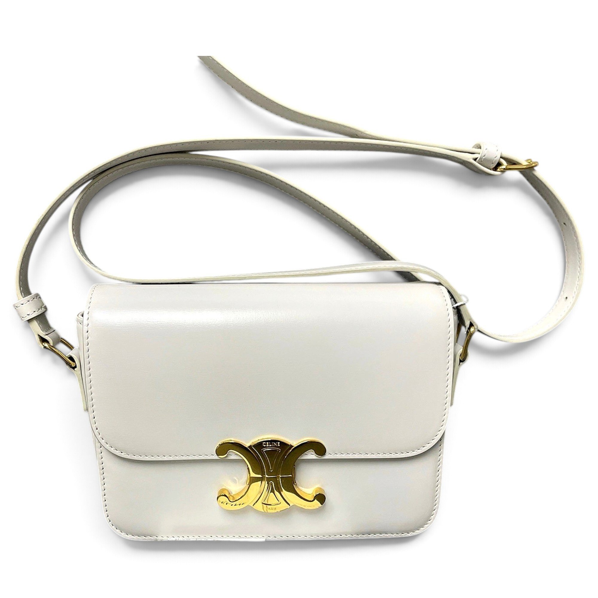Triomphe leather handbag