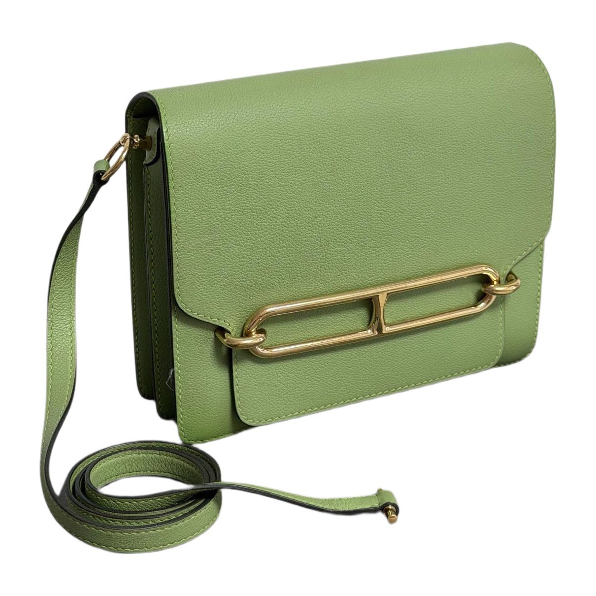 Hermes Roulis 23 Handbag Evercolor Leather 4389