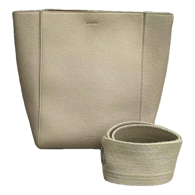 Seau Sangle leather handbag