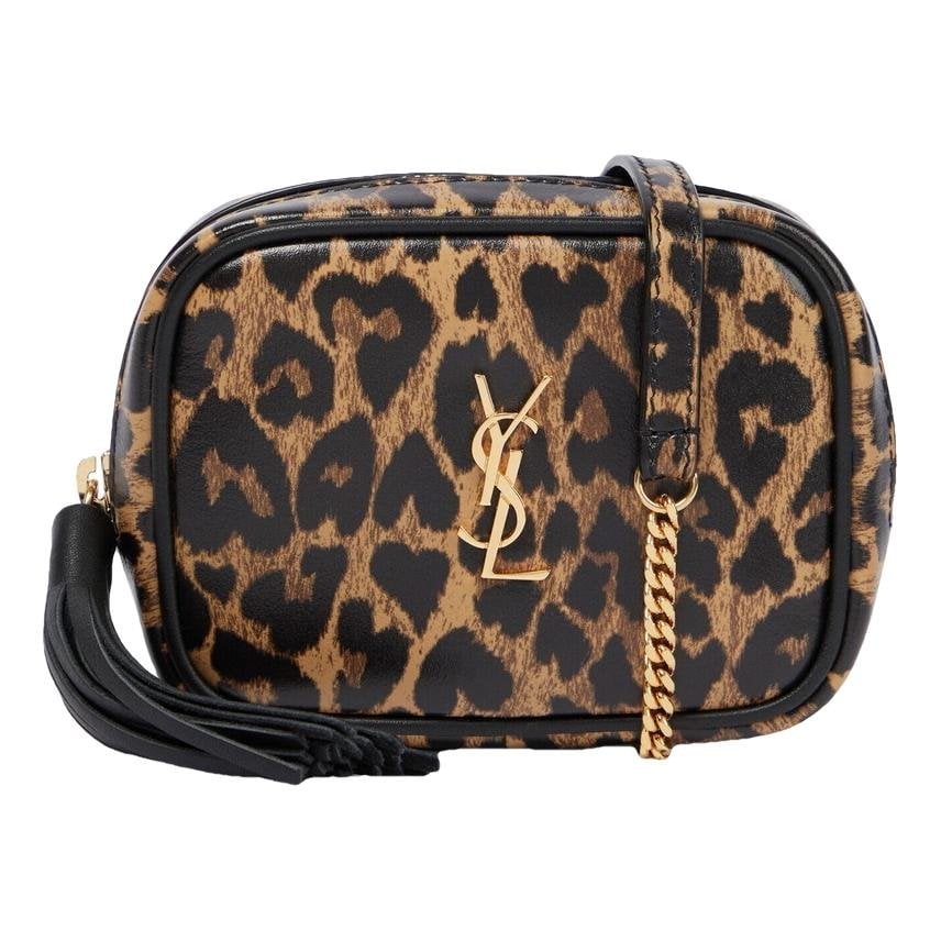Blogger leather crossbody bag