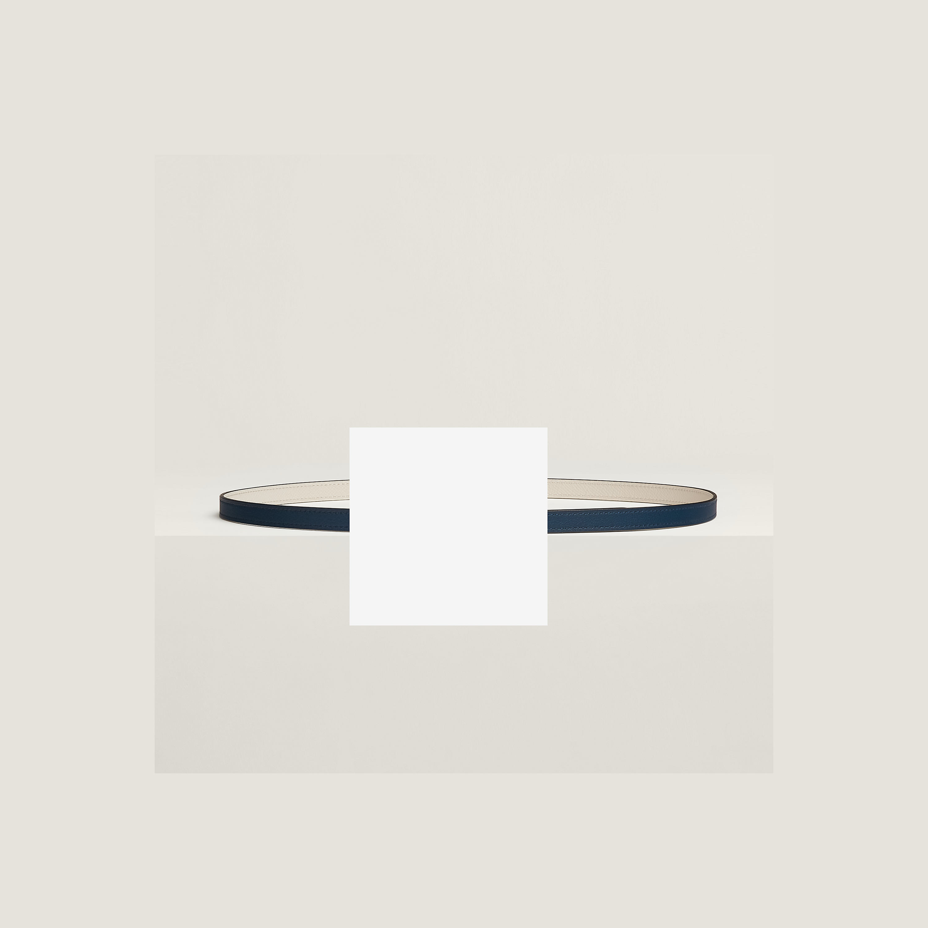 Carrousel belt buckle & Reversible leather strap 13 mm