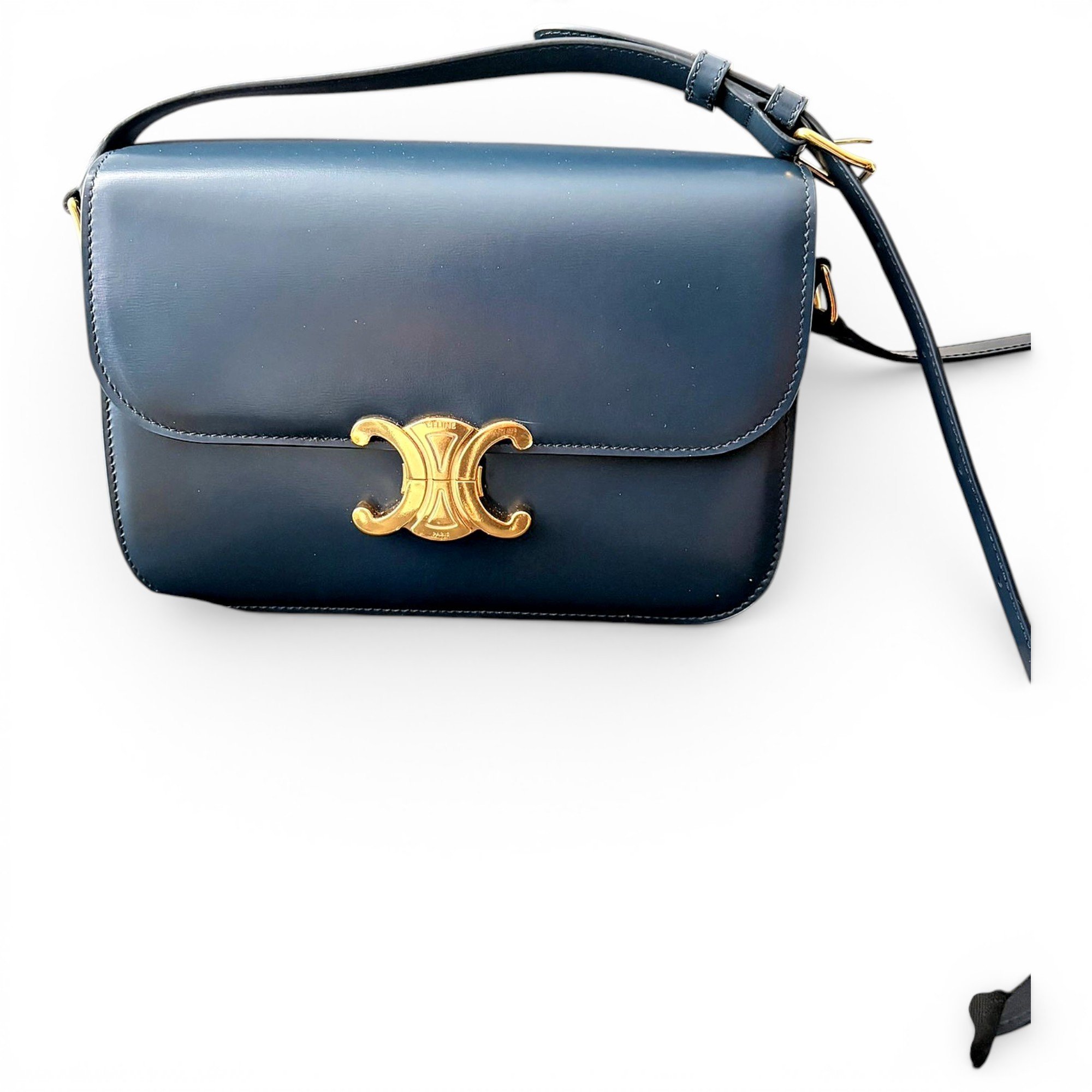 Triomphe leather handbag
