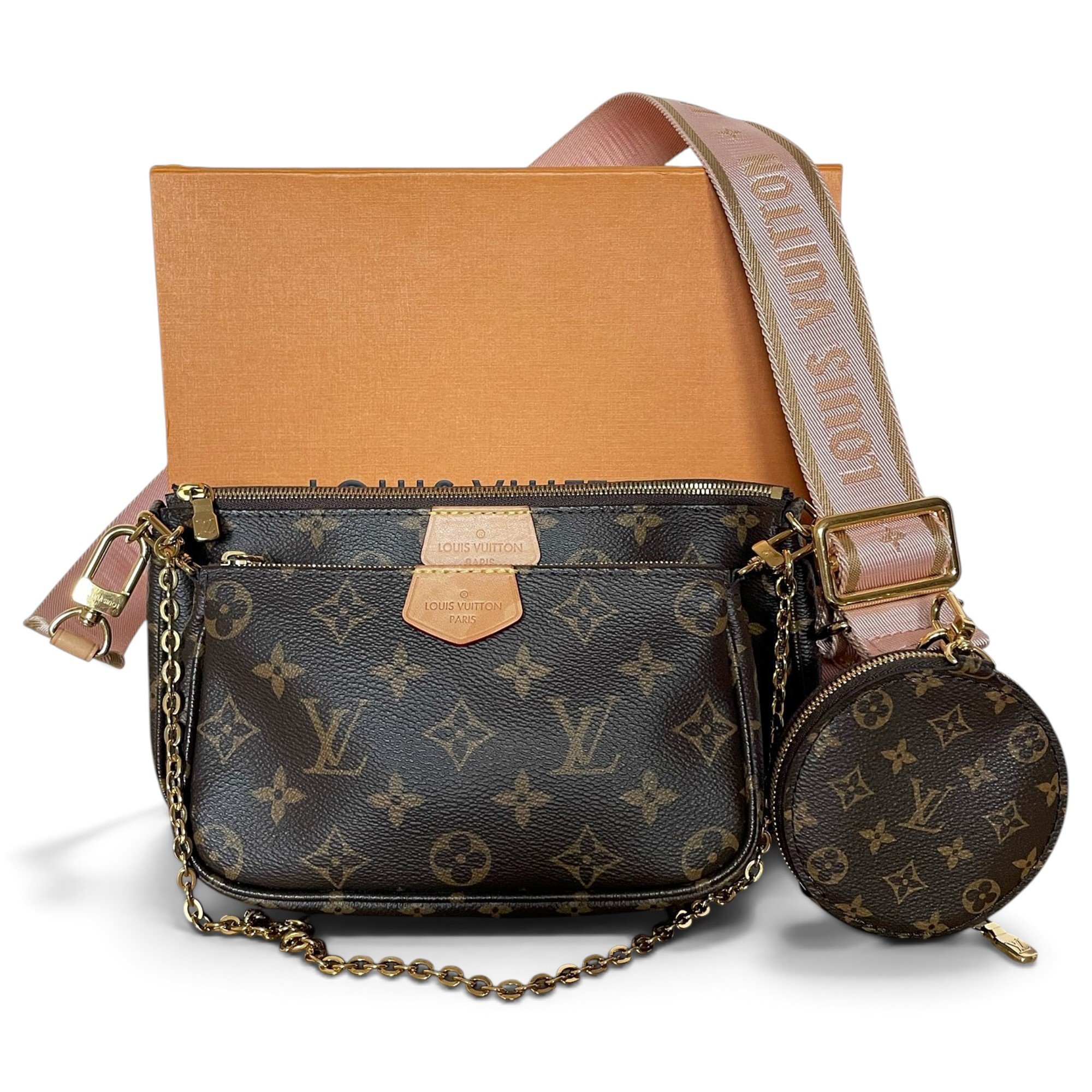 Multi Pochette Accessoires leather crossbody bag