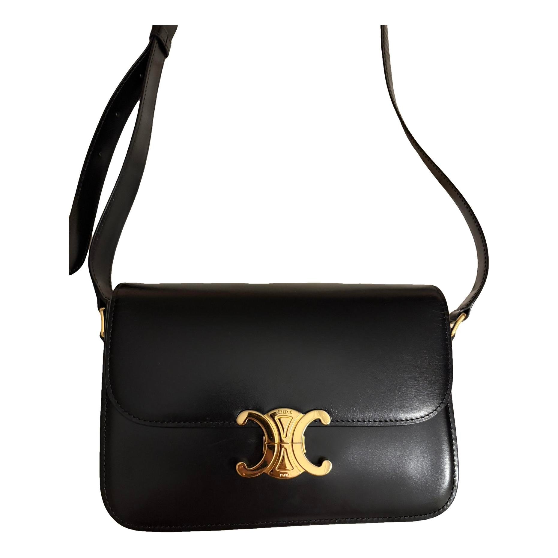 Triomphe leather handbag